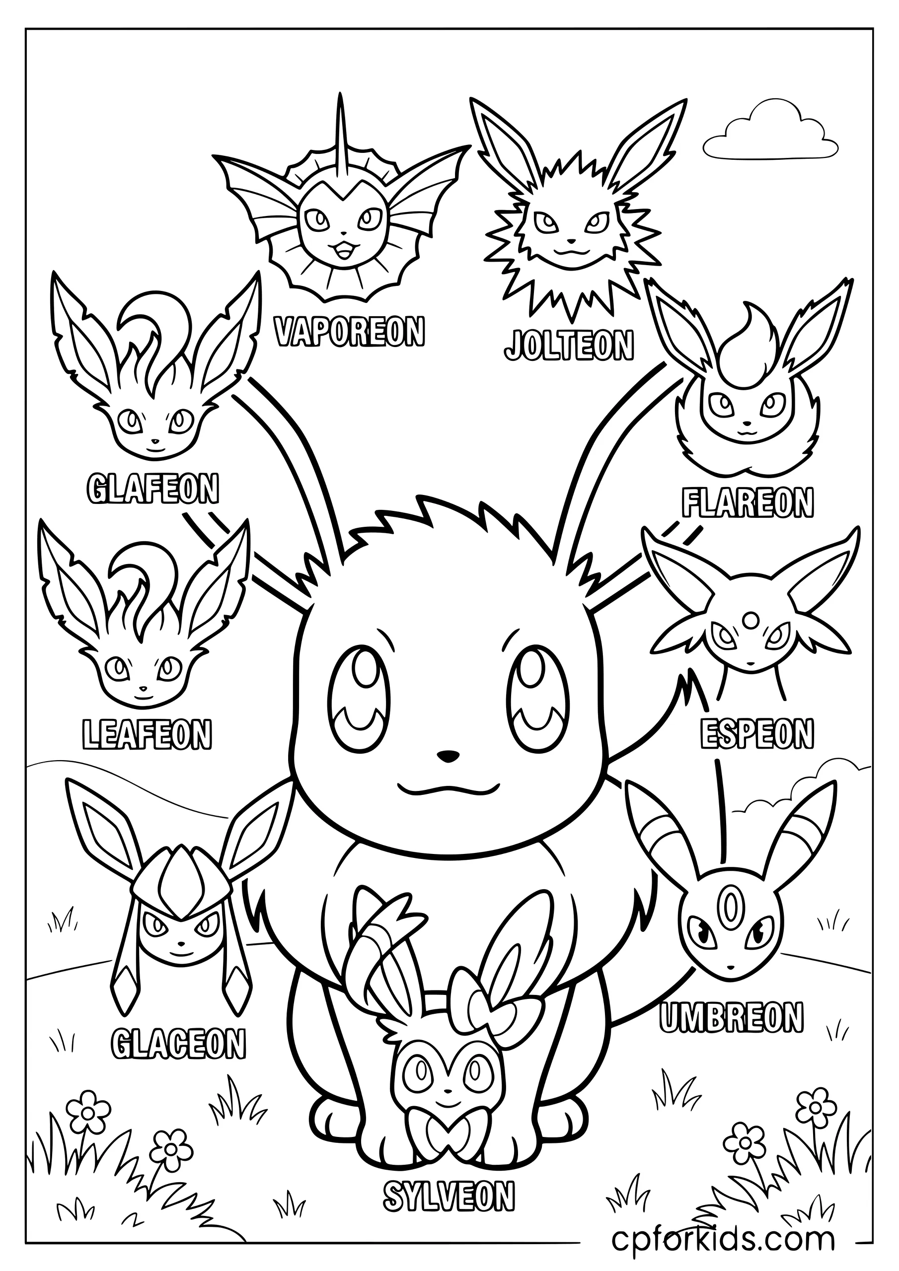 Eevee and All Its Evolutions