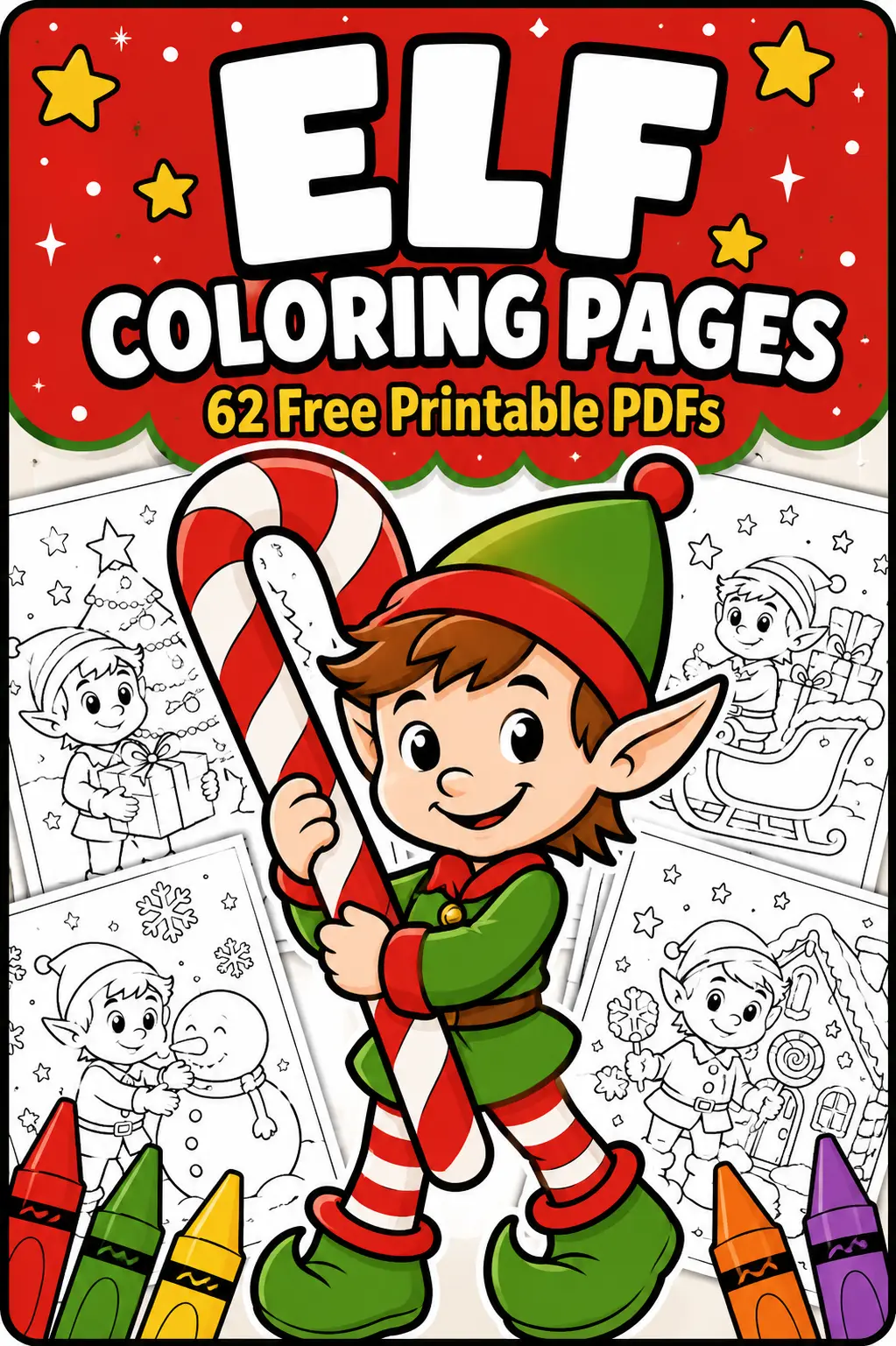 Elf Coloring Pages