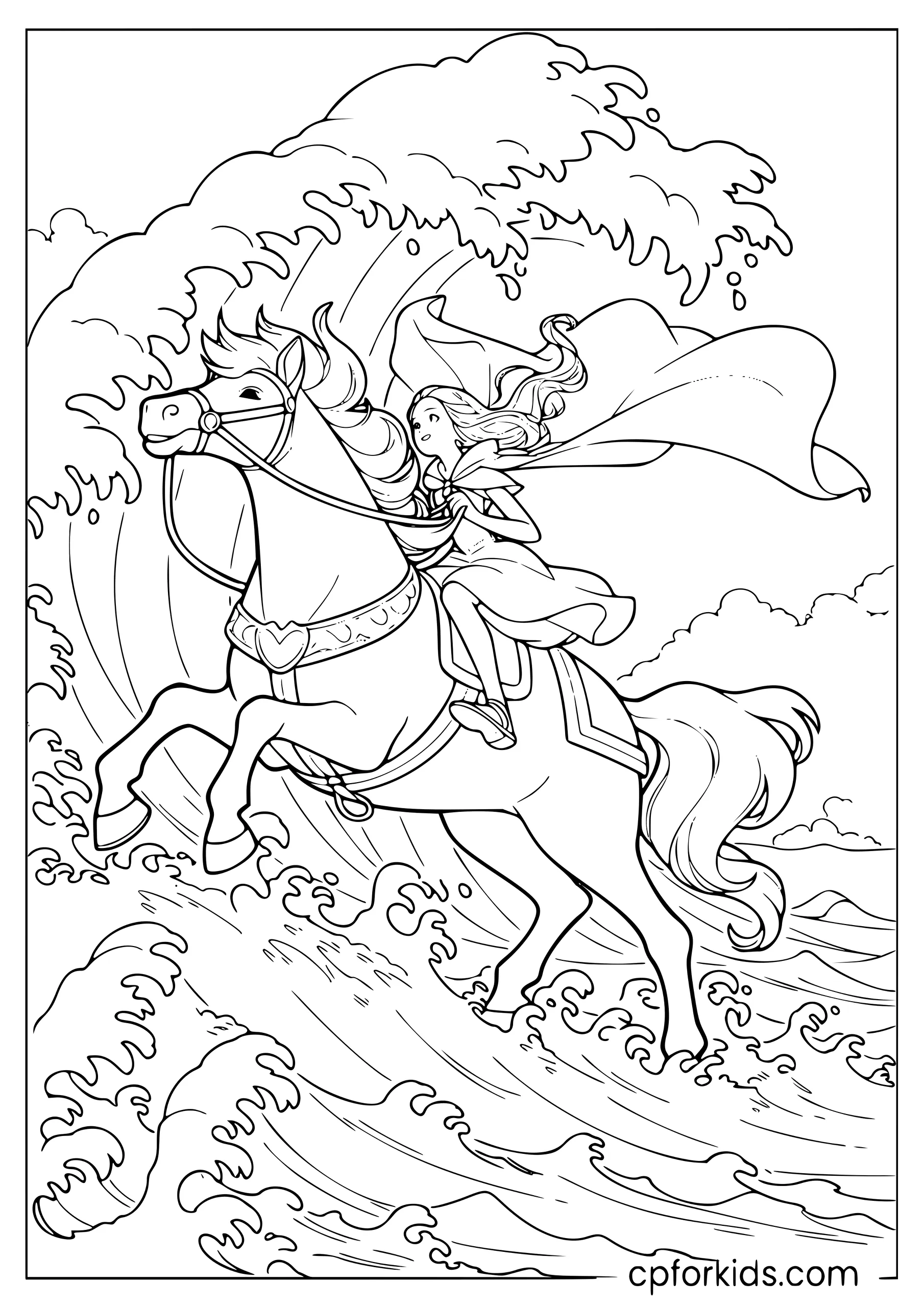 Elsa Riding the Nokk