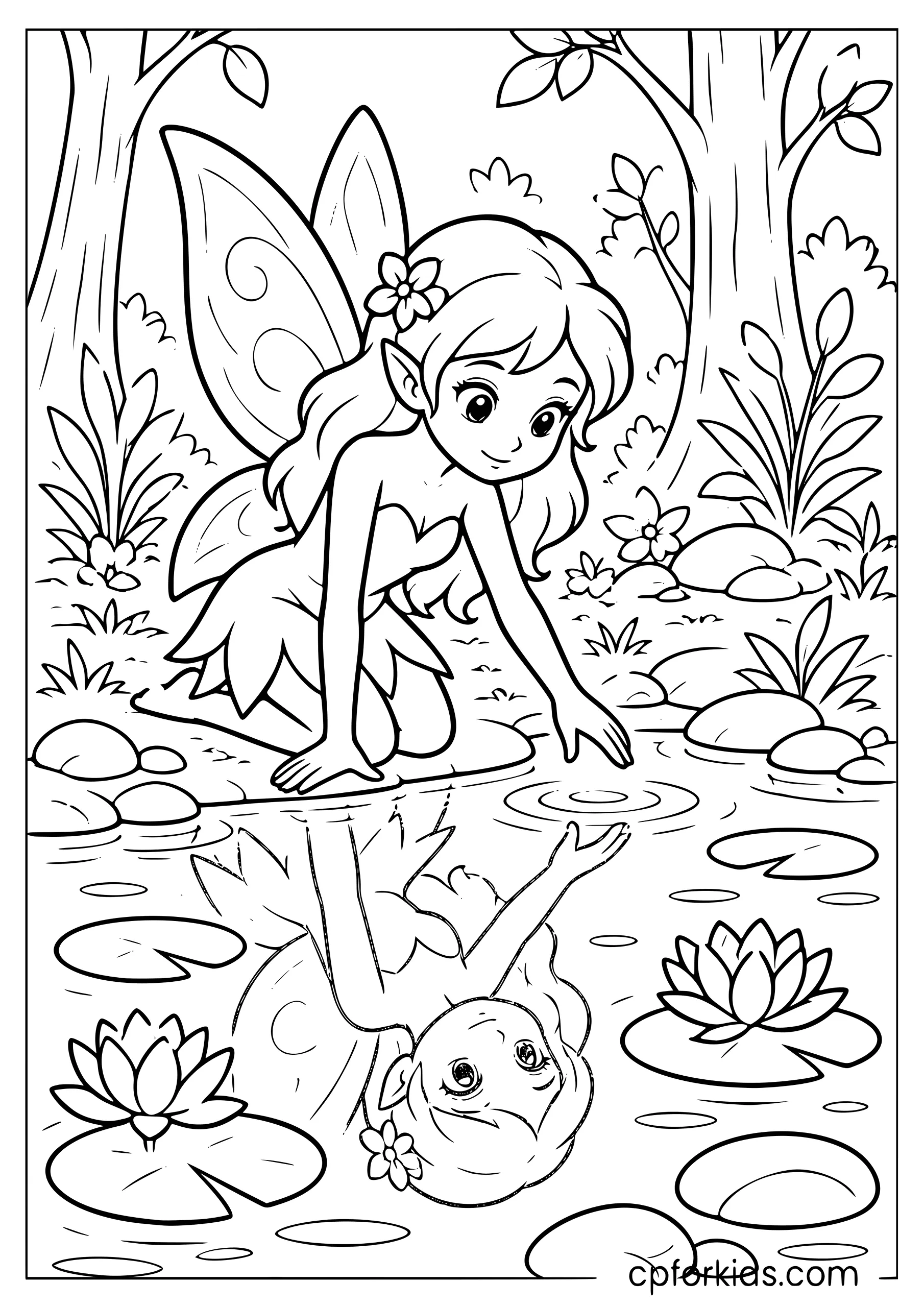 Fairy at the Mirror Pool
