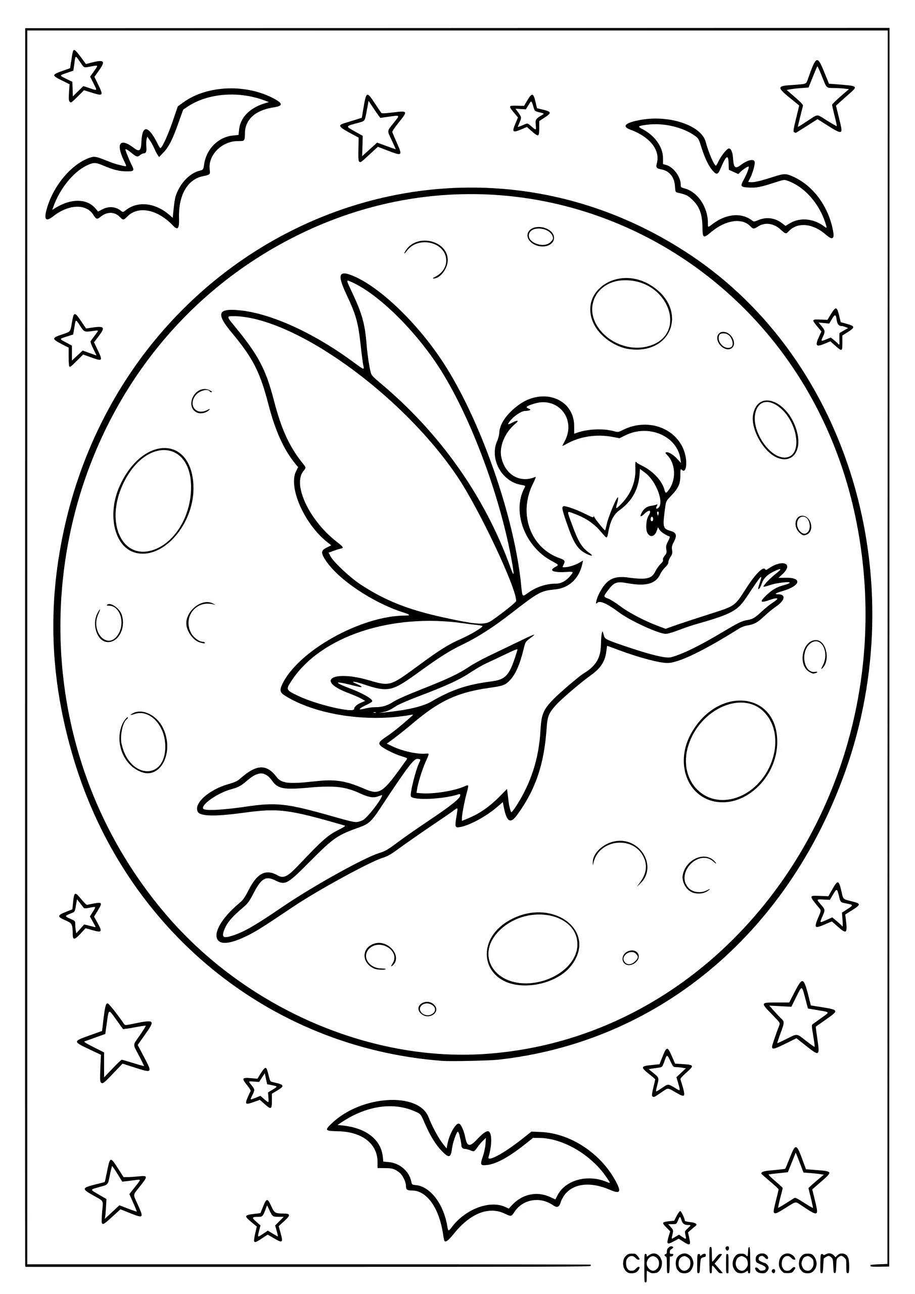 Fairy Across the Moon