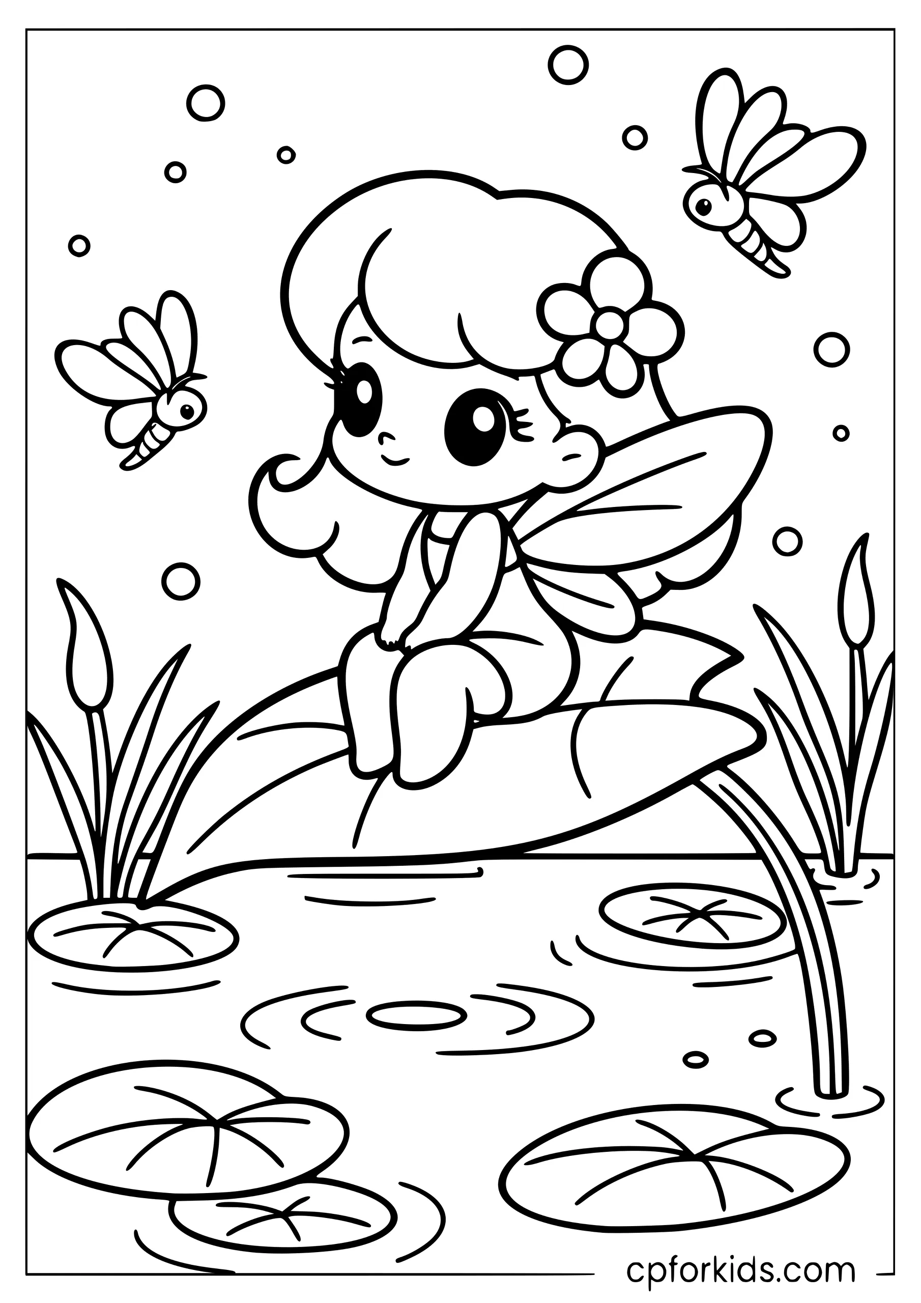 Fairy on the Pond