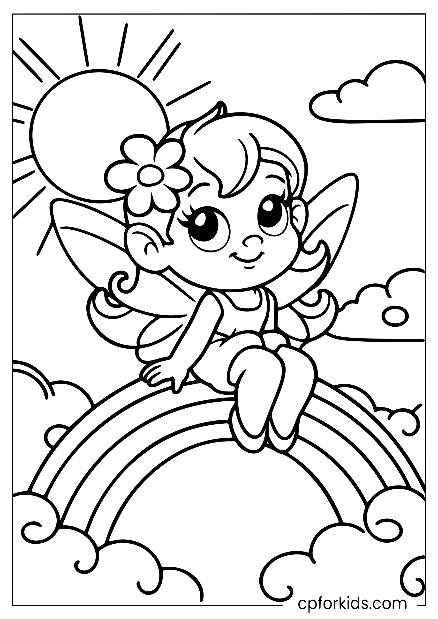 Fairy on the Rainbow