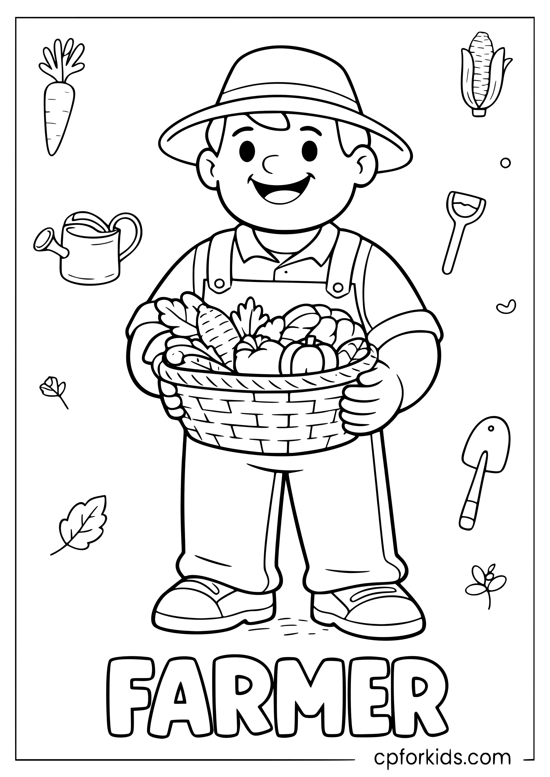 Baker With Bread and Apron
