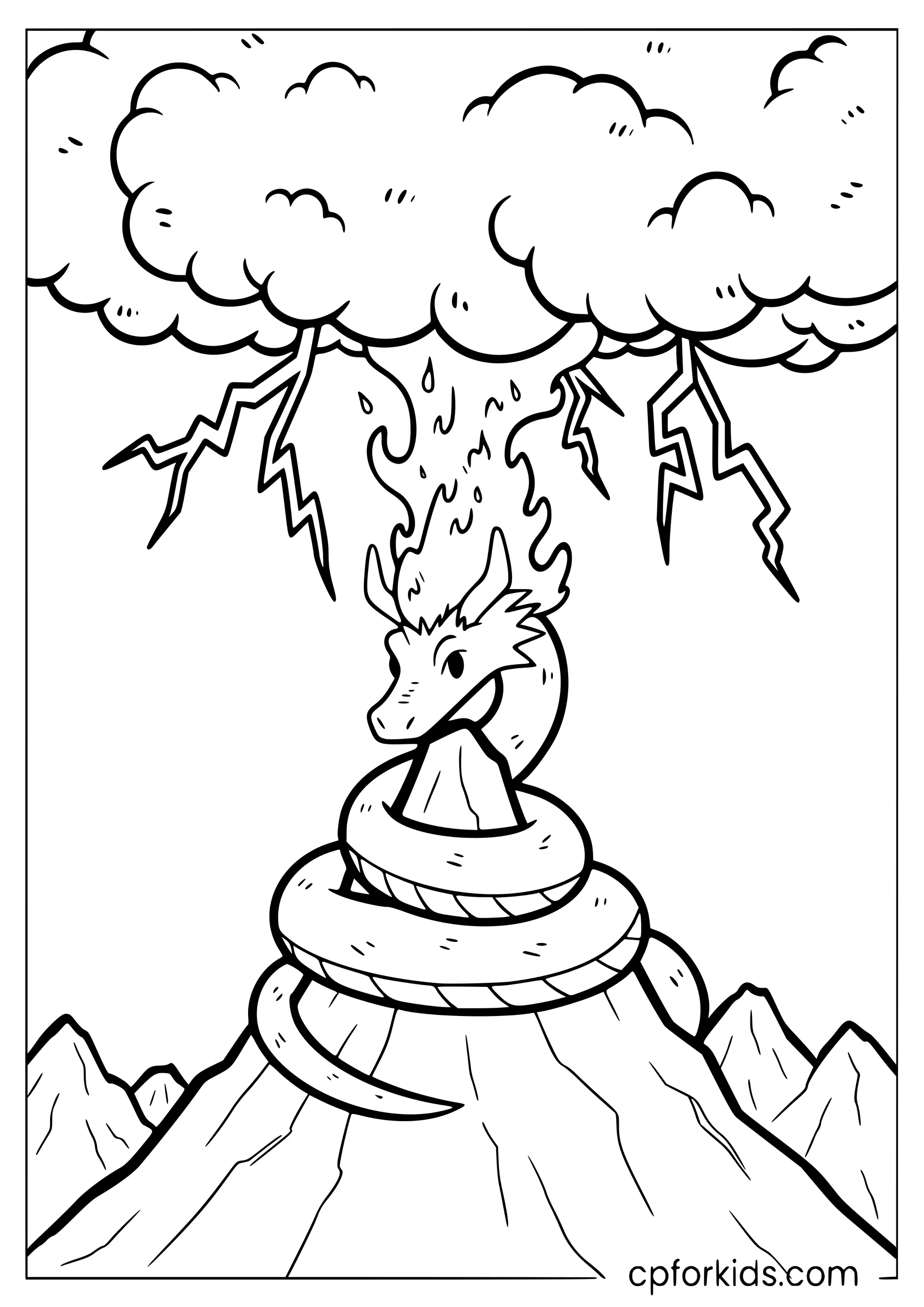 Dragon Rules the Mountain