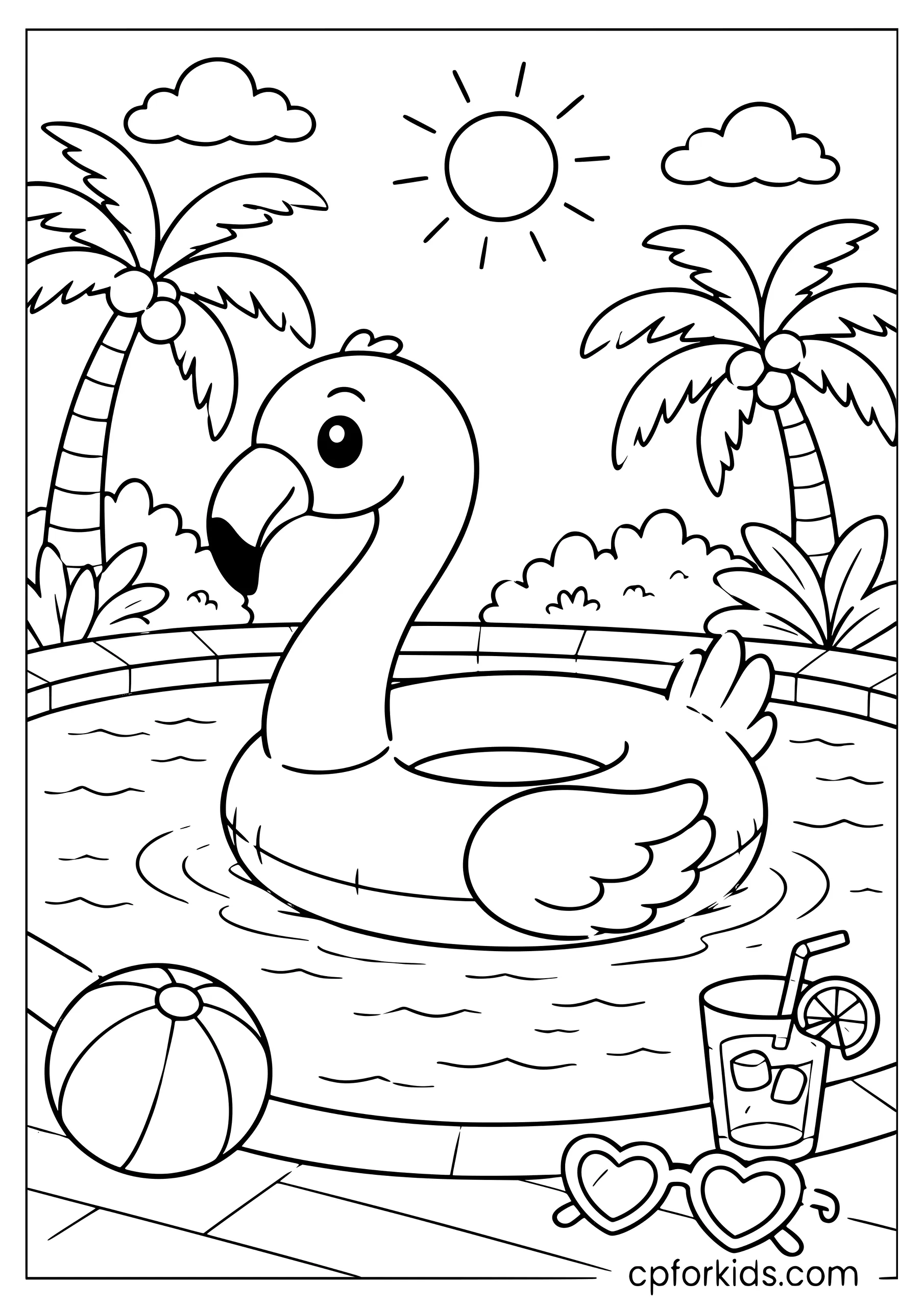 Flamingo Pool Float