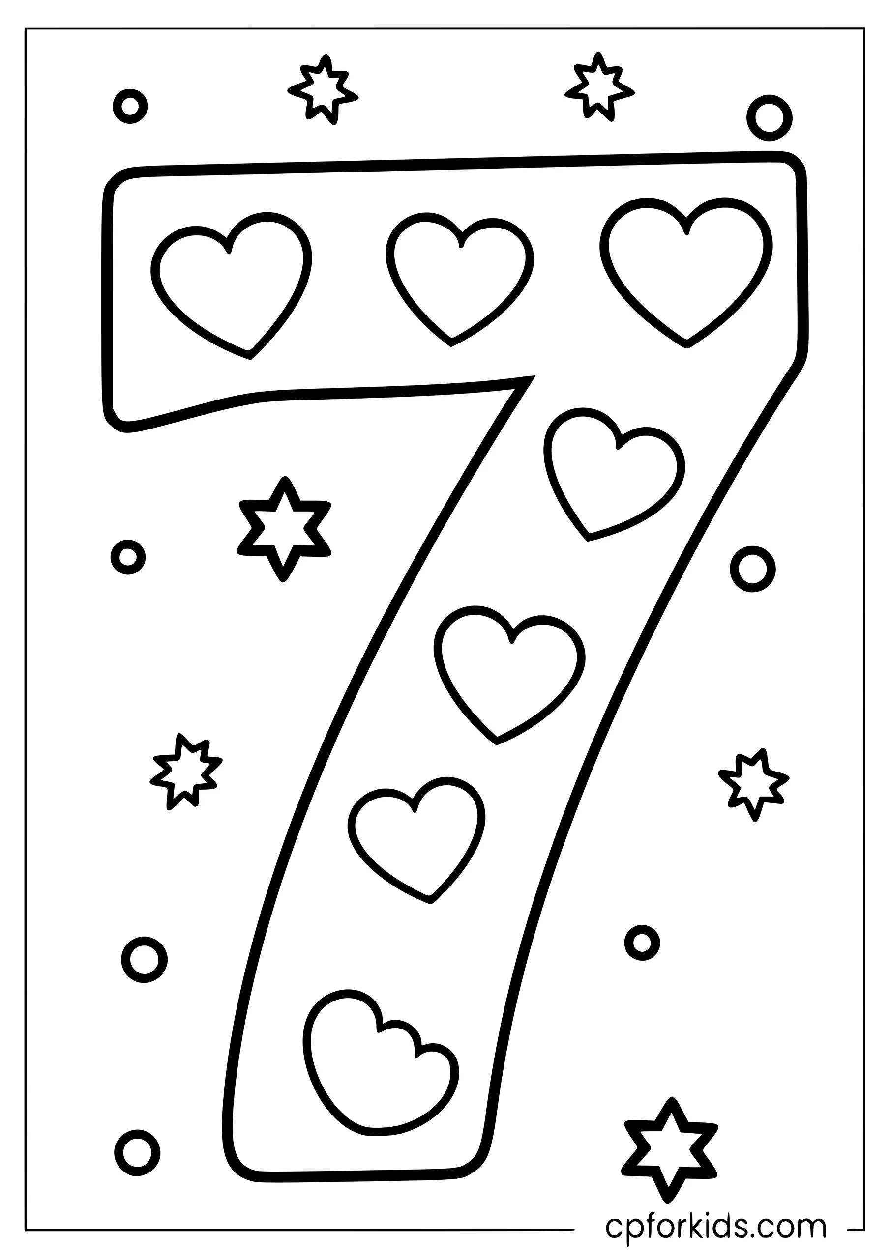 Seven Hearts for Number Seven