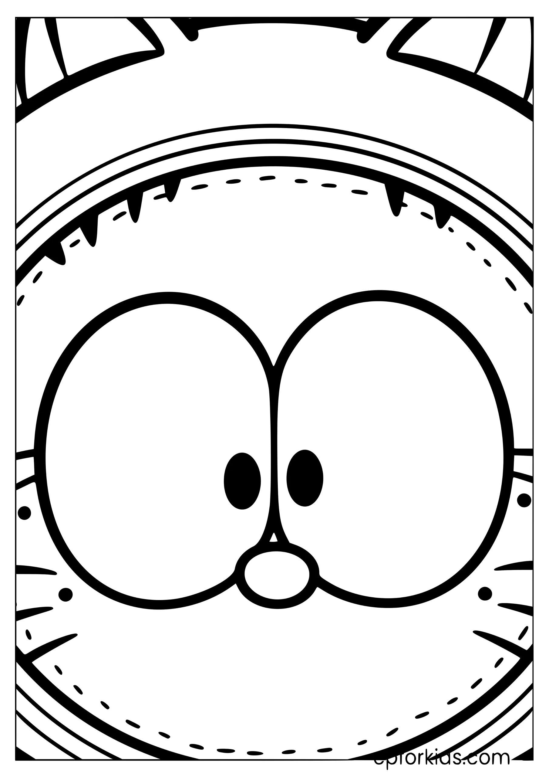 Garfield Simple Face Page