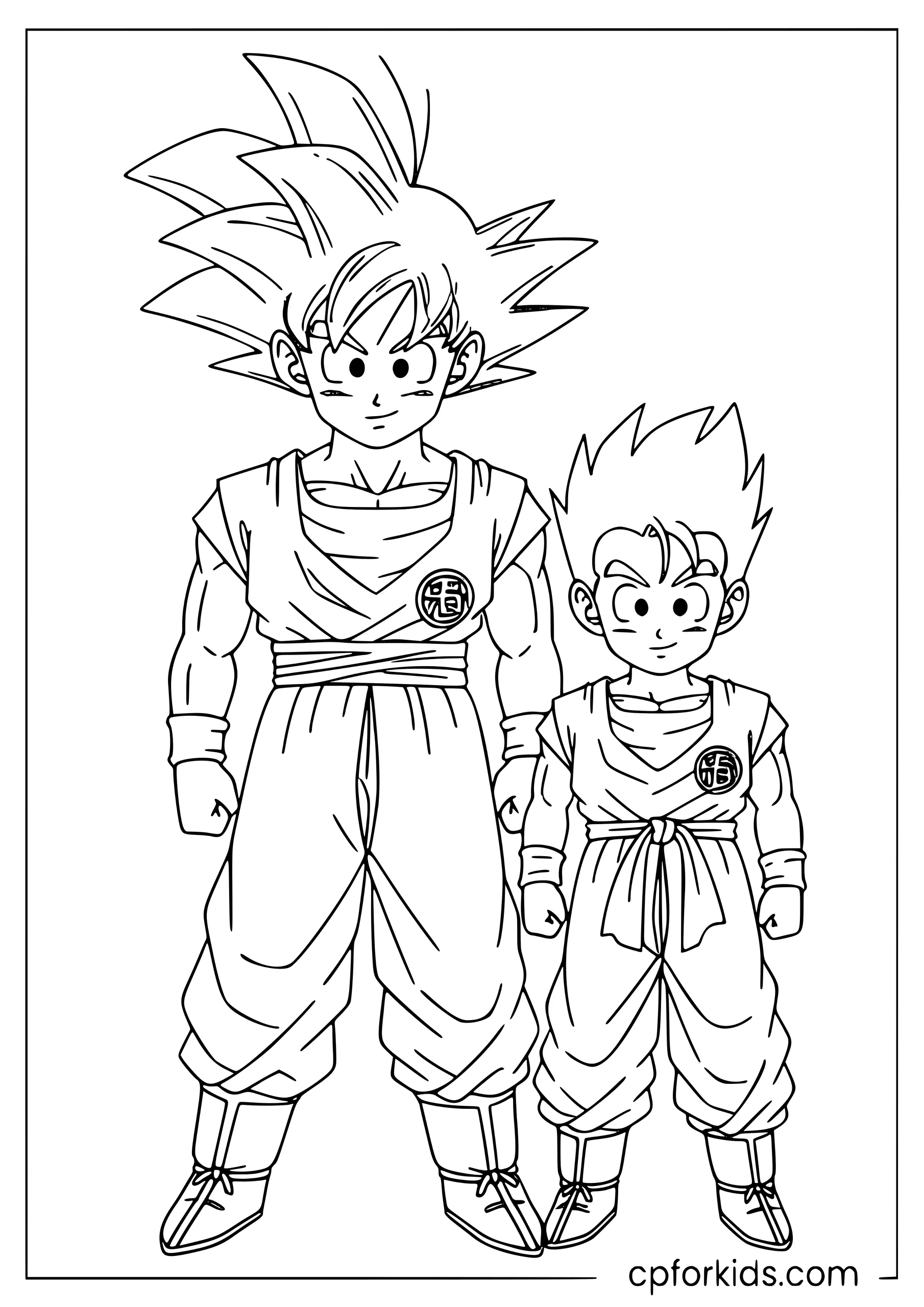 Goku and Gohan — Father and Son