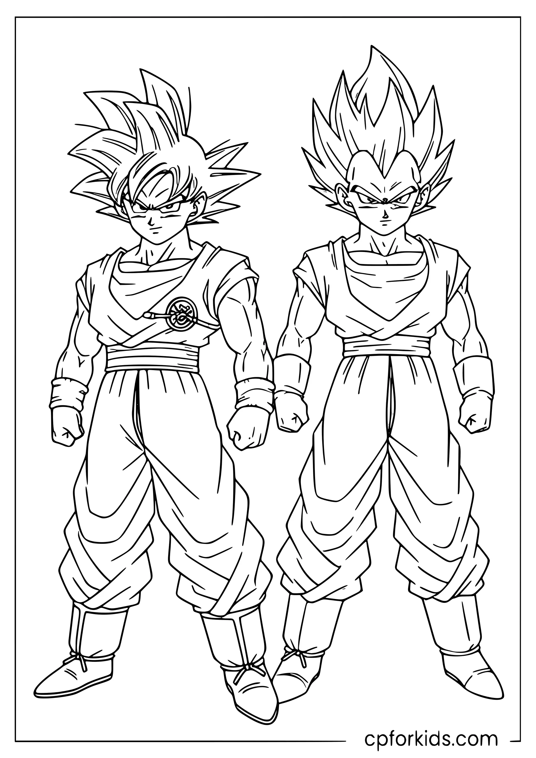 Goku and Vegeta Together