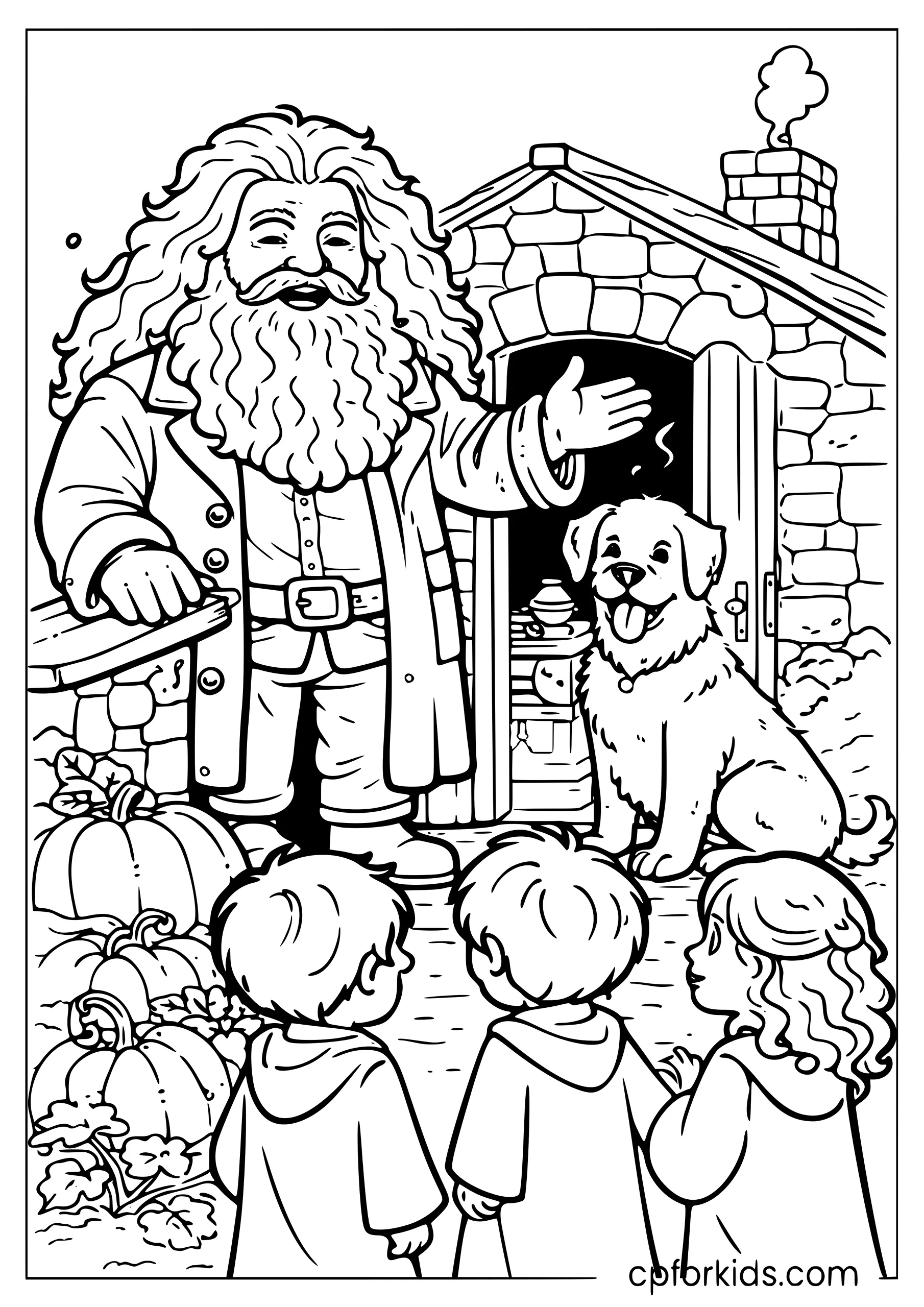 Hagrid's Hut Tea Invitation