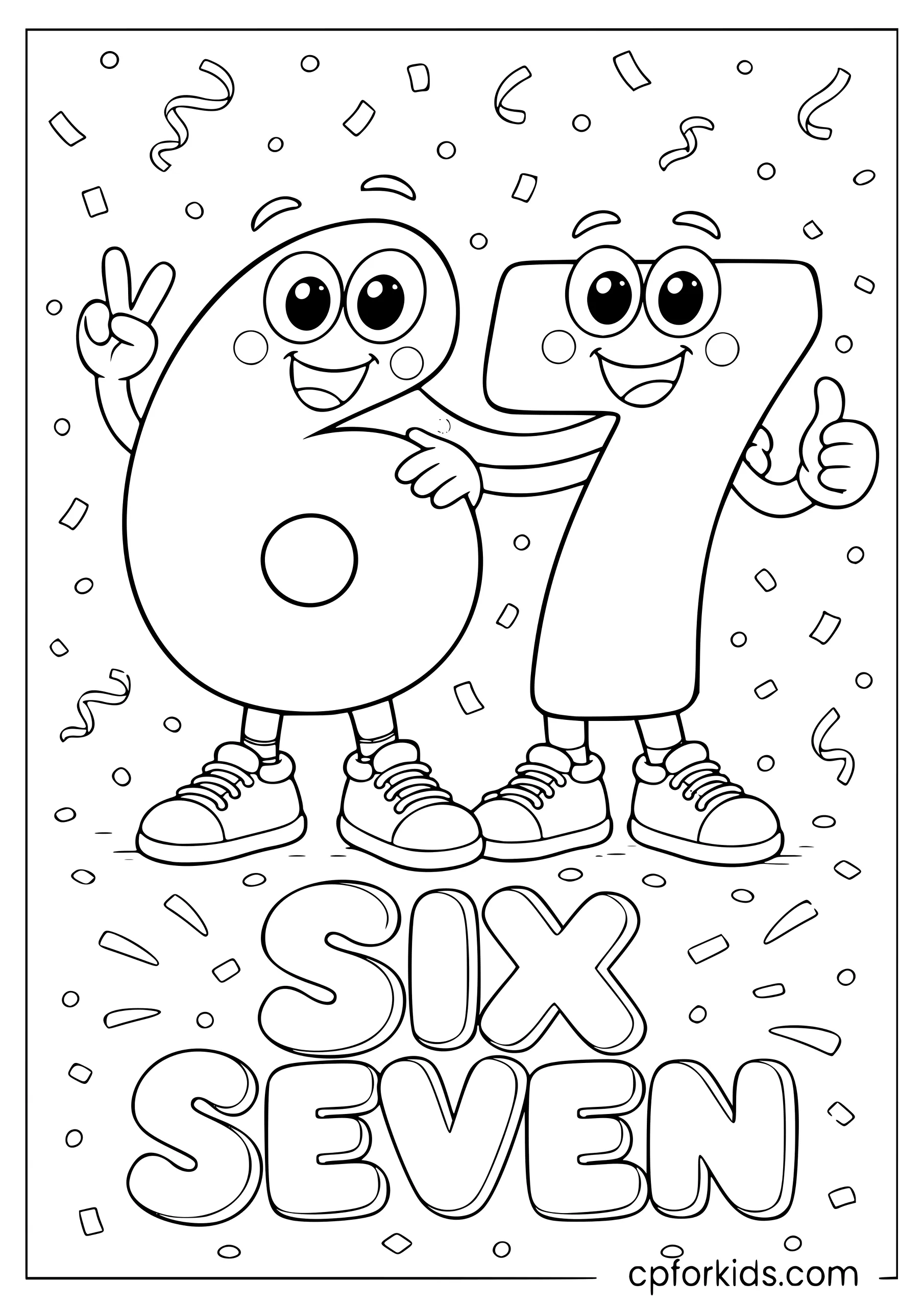 Six Seven Number Buddies