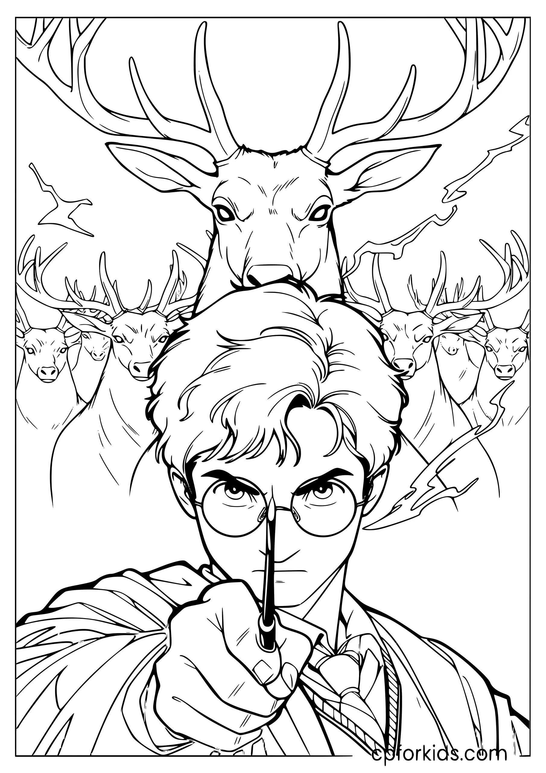 Harry's Patronus Stag