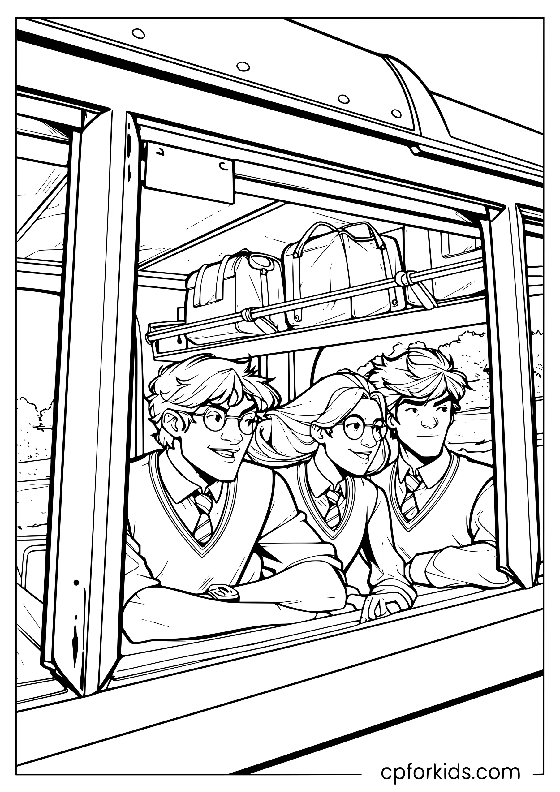 The Hogwarts Express Compartment