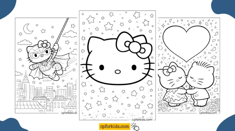 Hello Kitty Coloring Pages