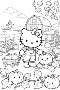 Hello Kitty Pumpkin Patch