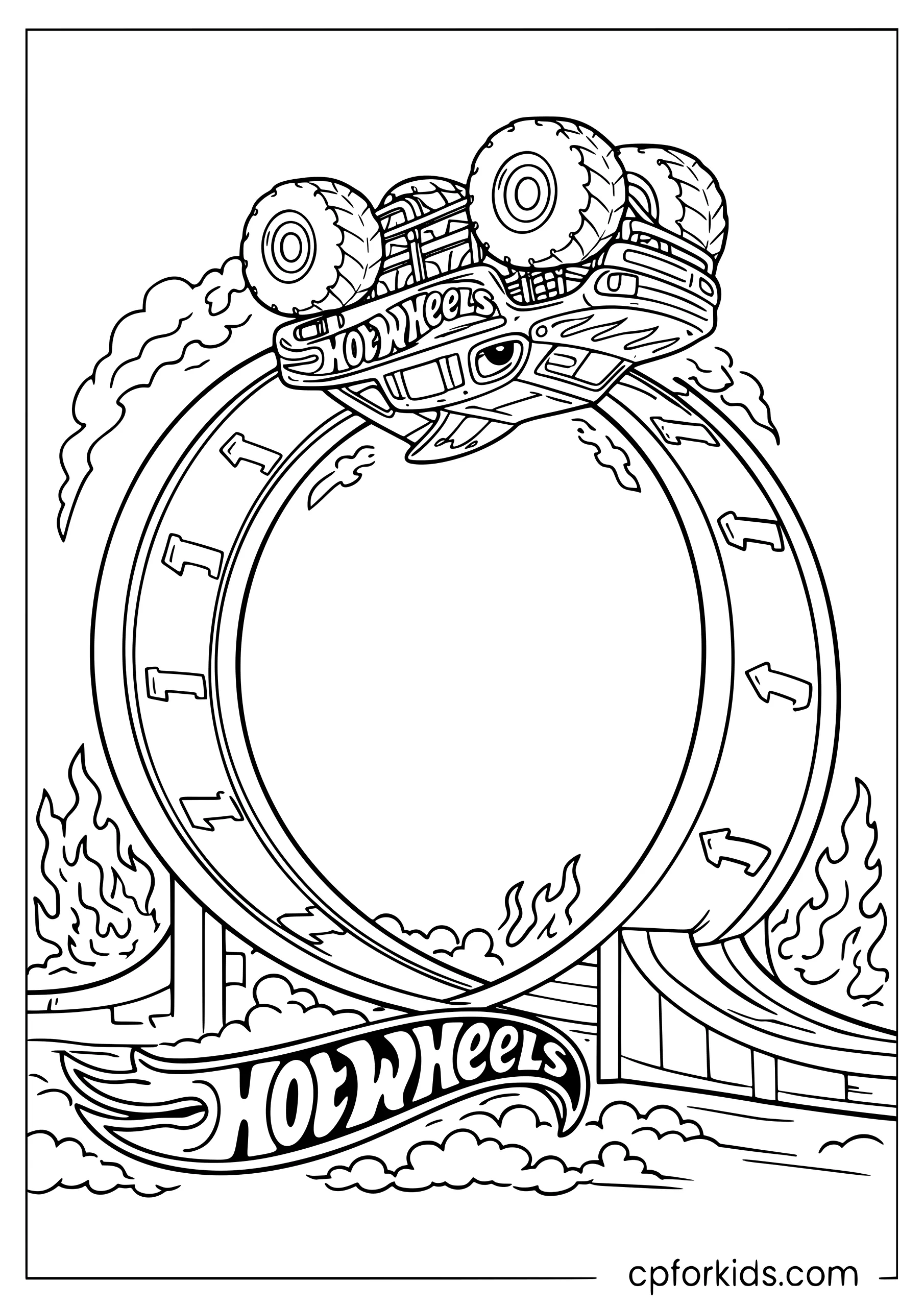 Hot Wheels Monster Truck on the Loop