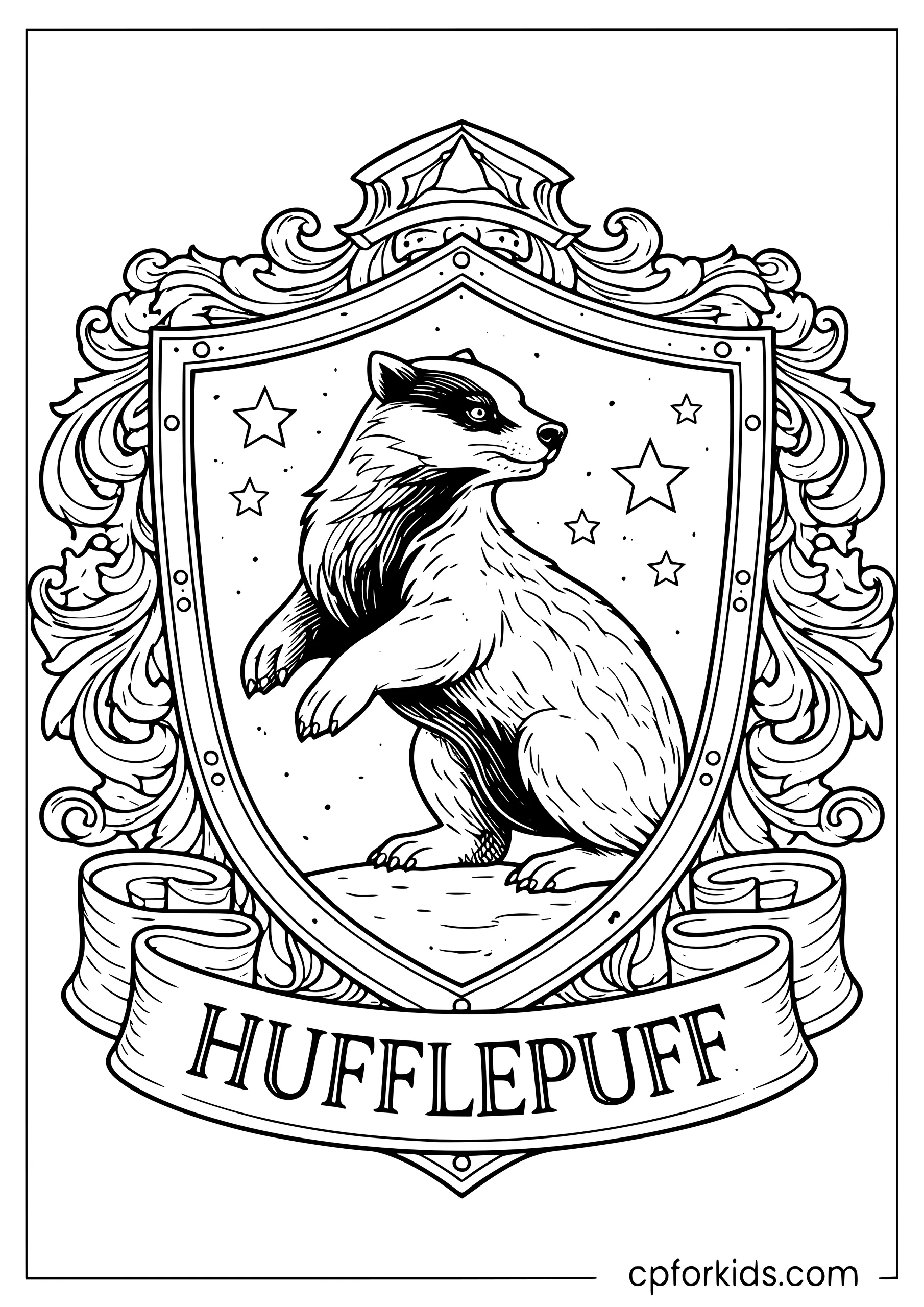 Hufflepuff House Crest