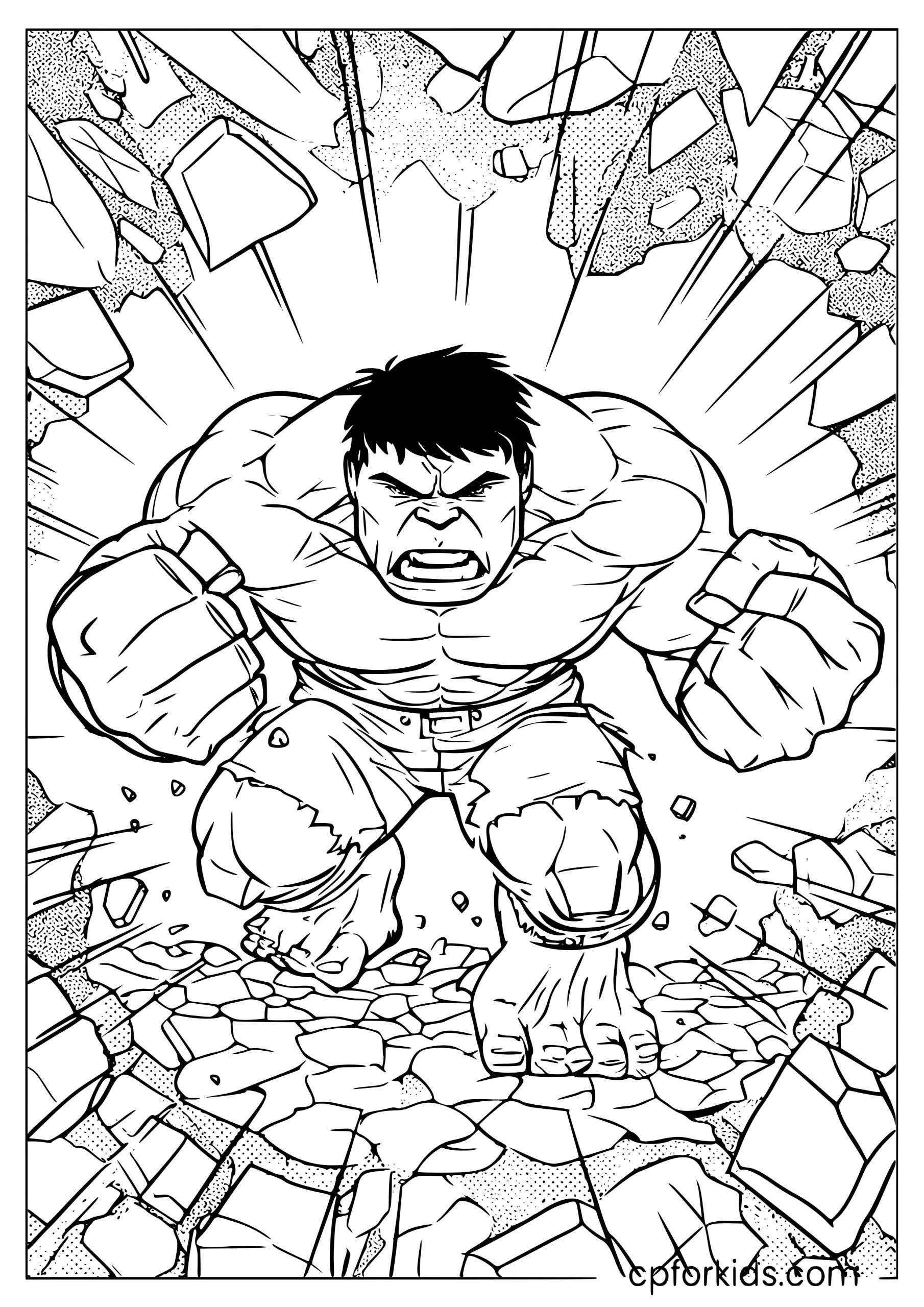 Hulk Smash Classic Pose