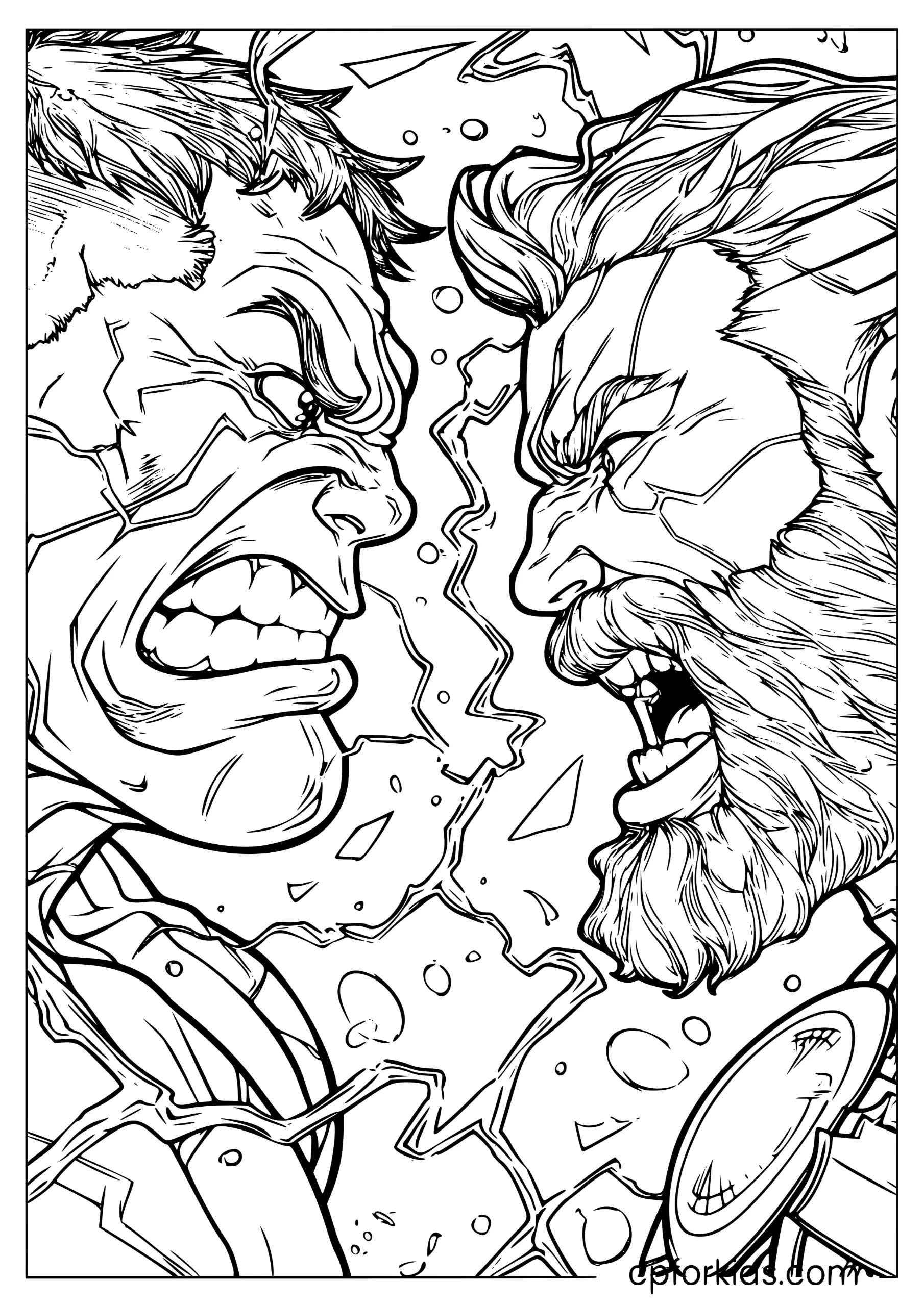 Hulk vs Thor Battle