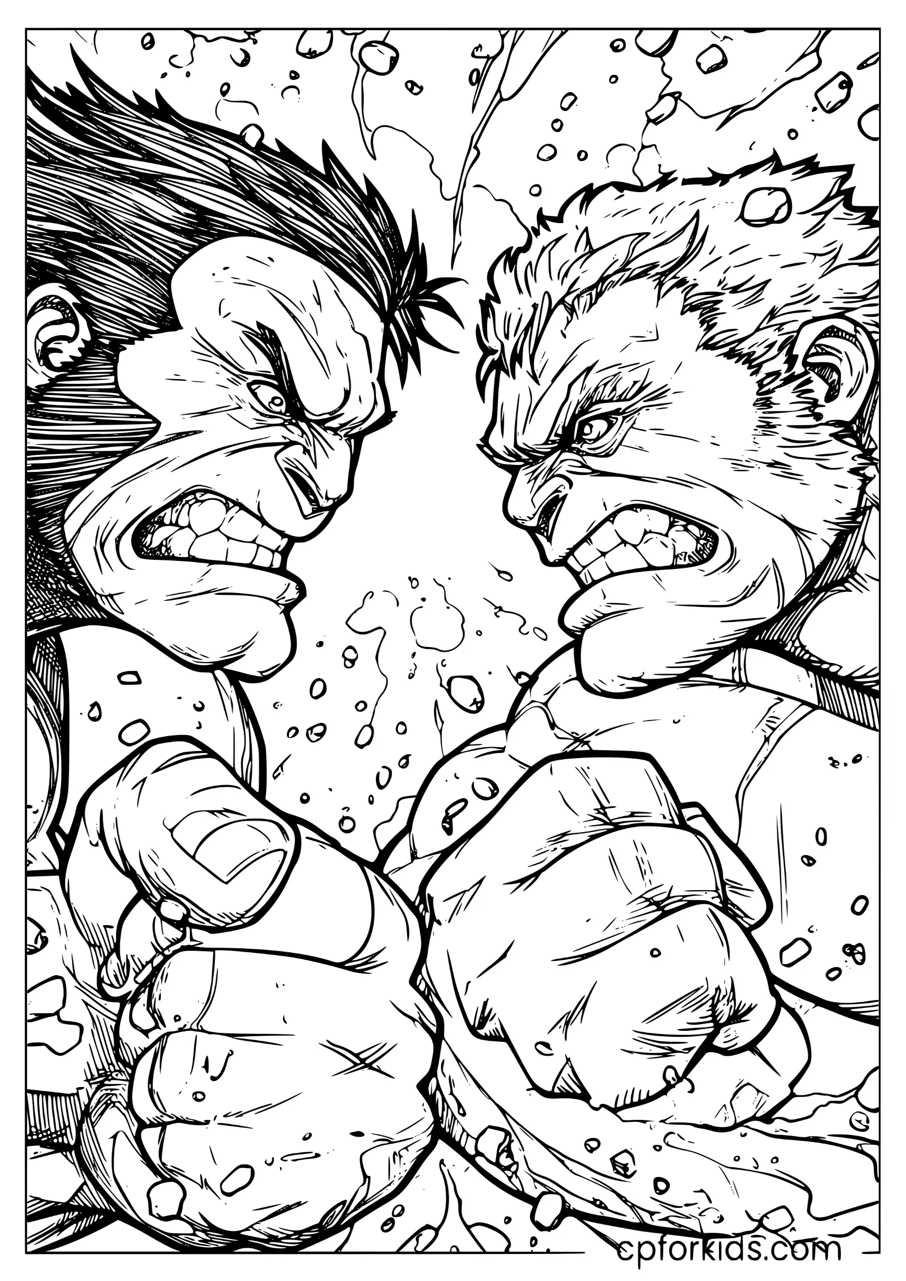 Hulk vs Wolverine Showdown
