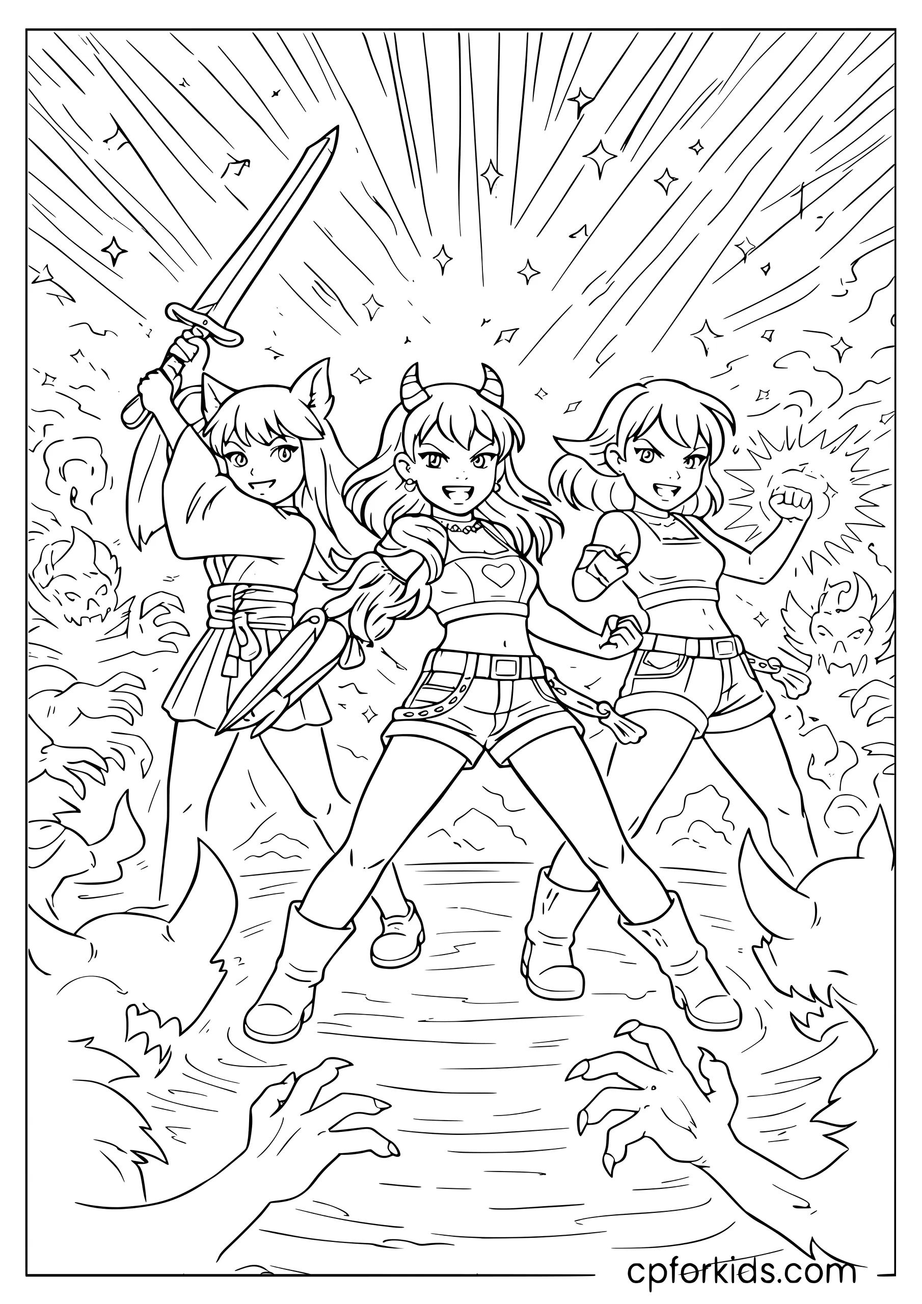 HUNTR/X Battle Formation