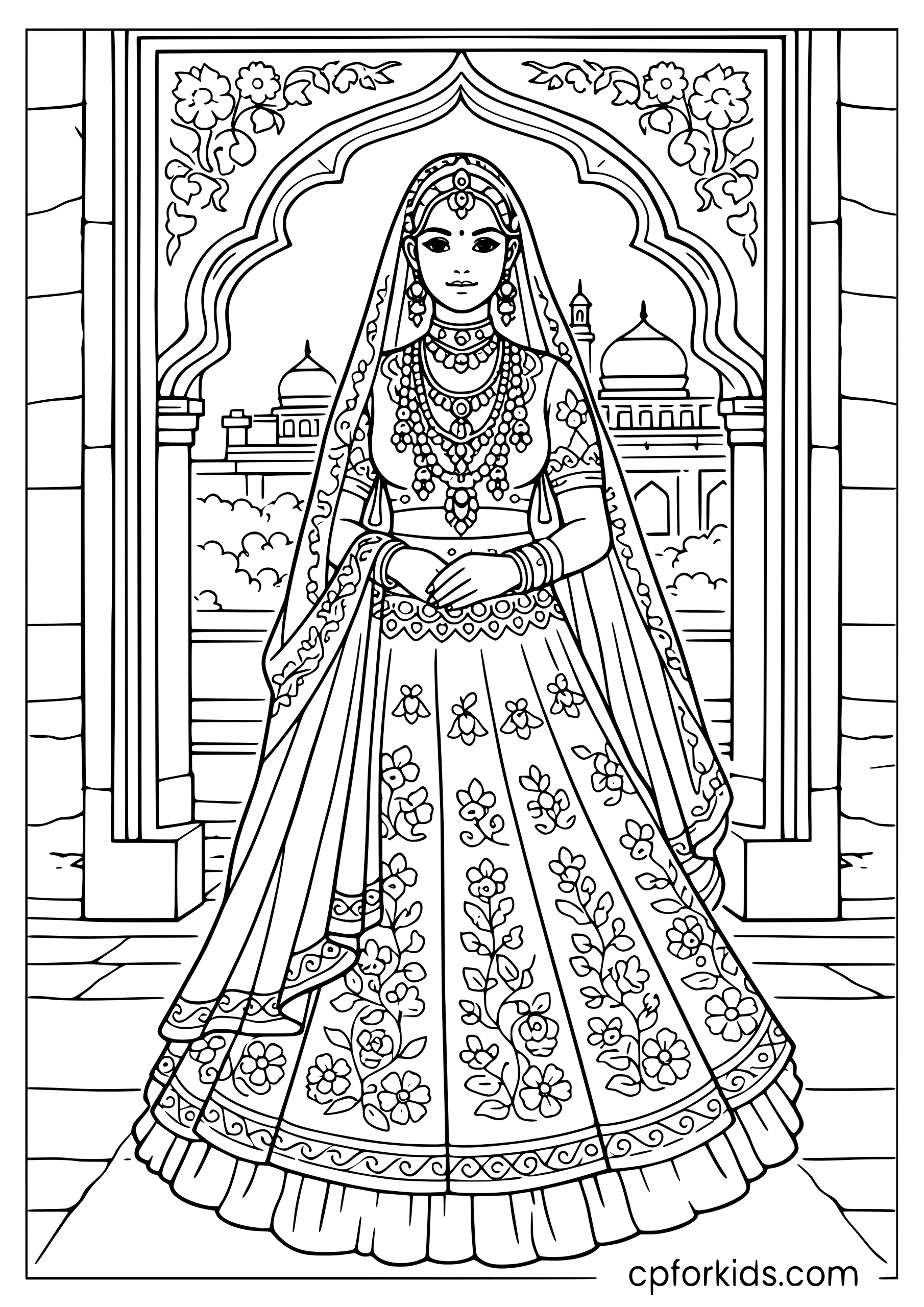 Indian Mughal Princess