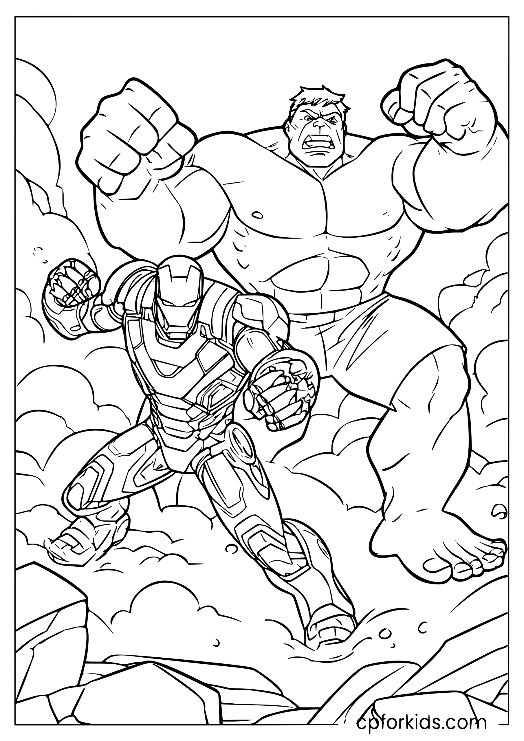 Iron Man and Hulk