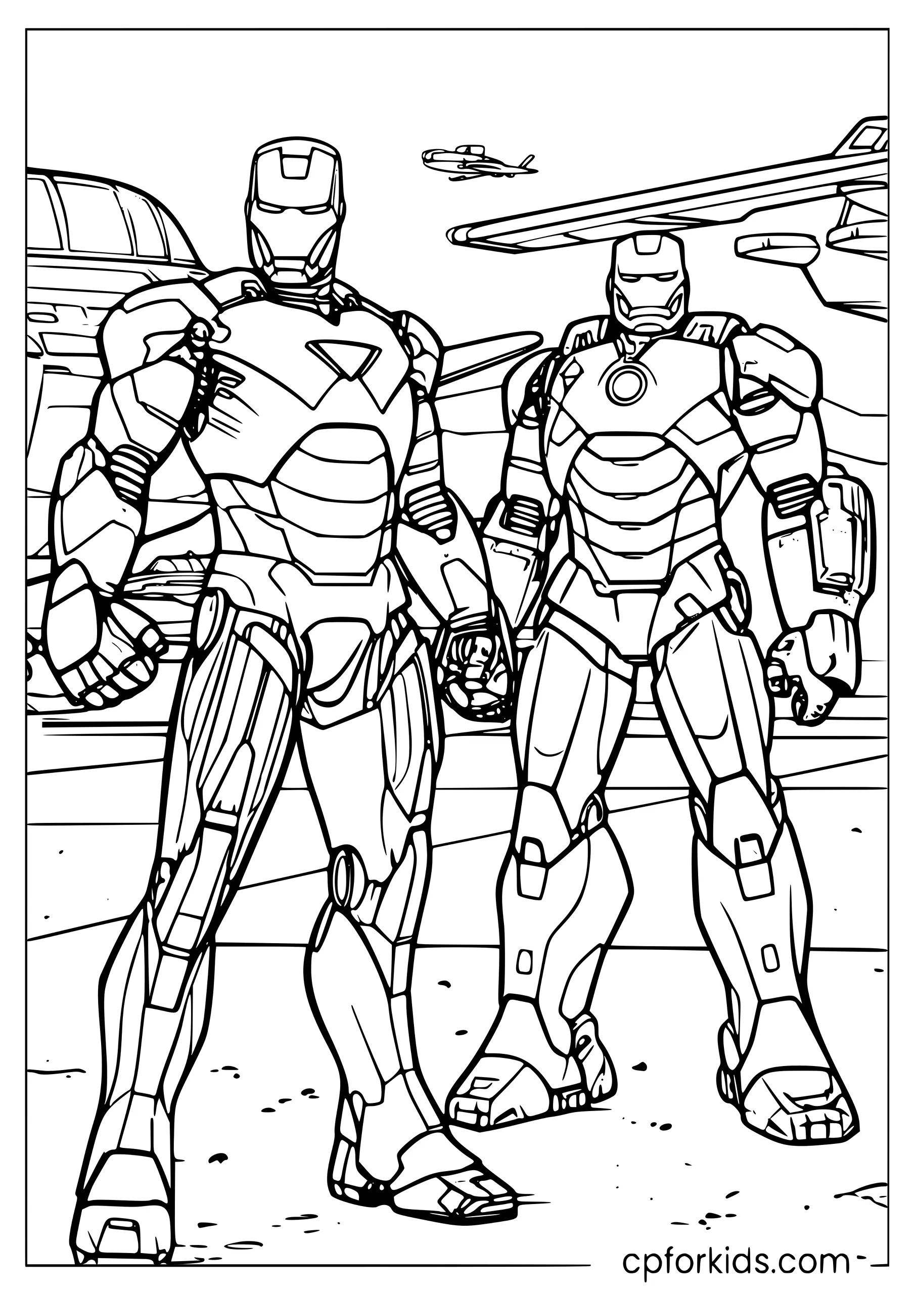 Iron Man and War Machine