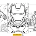 Printable Coloring Pages for Iron Man