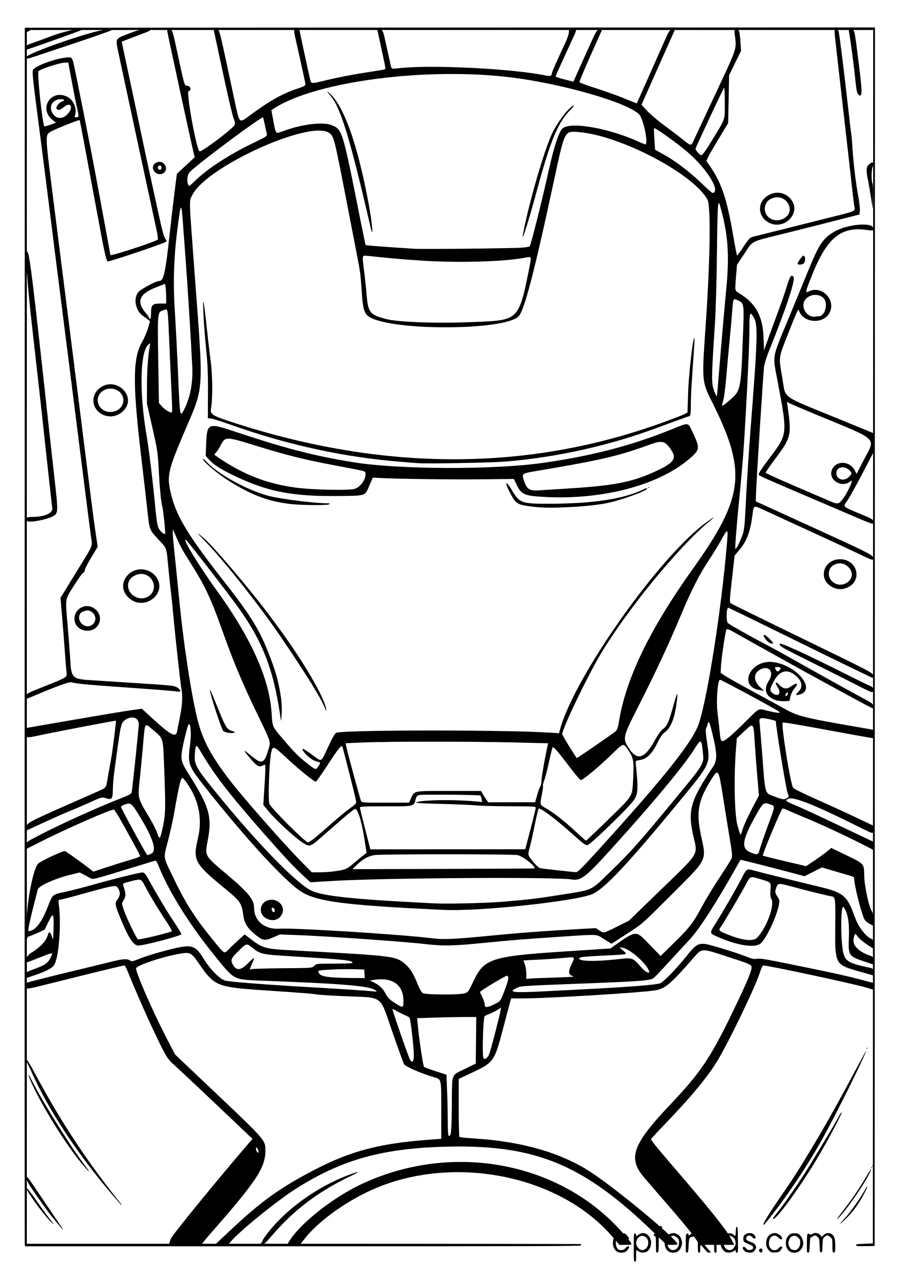 Iron Man Helmet Close-Up