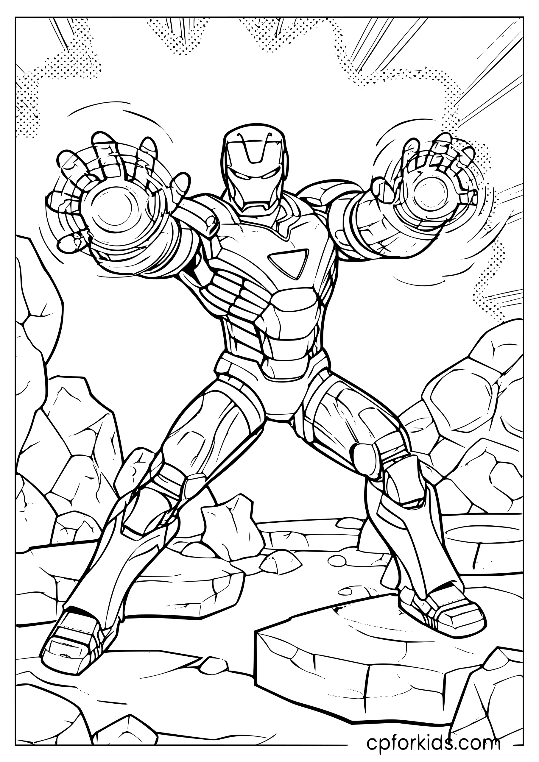 Iron Man Repulsor Blast