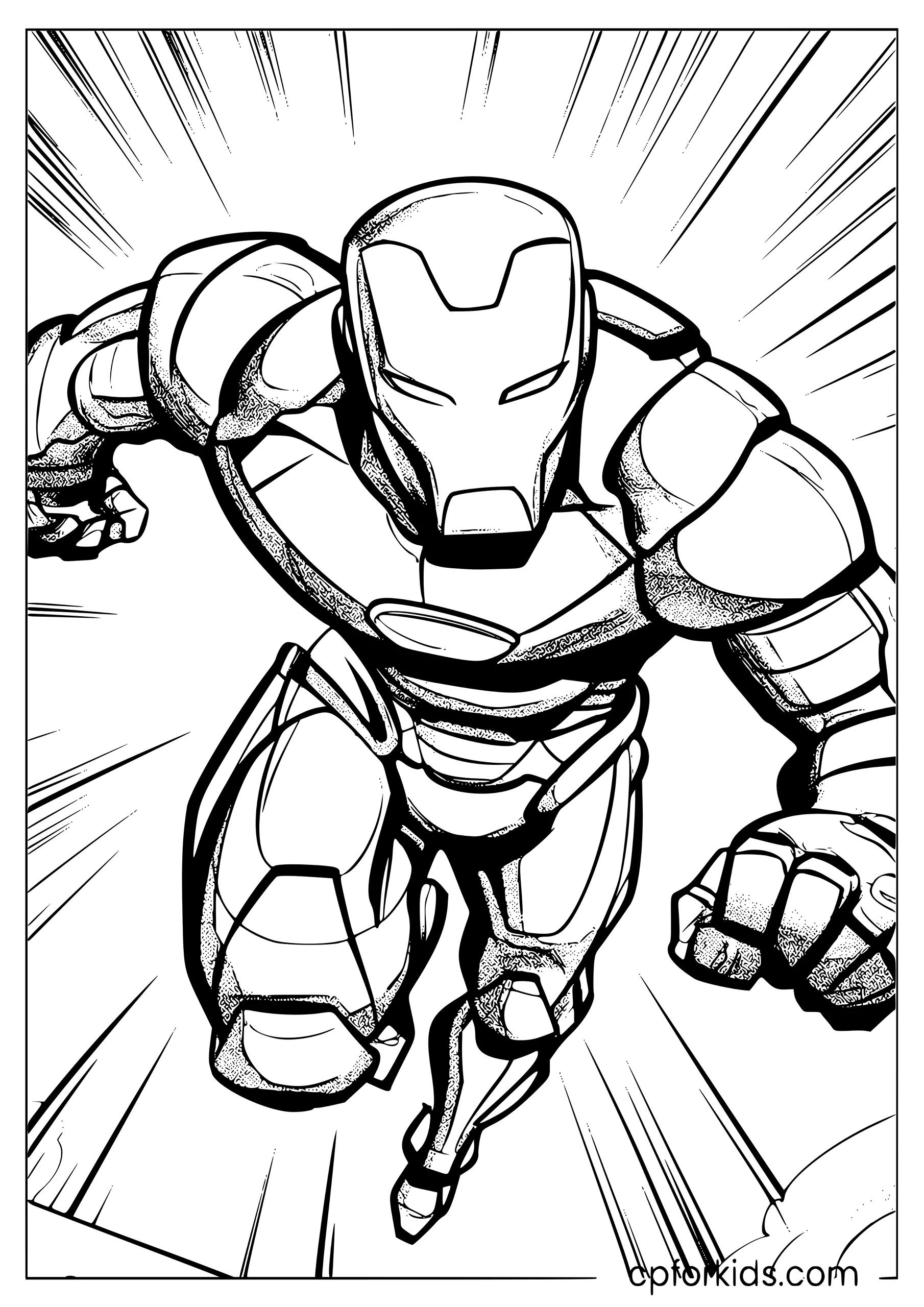Iron Man — Comic Book Style