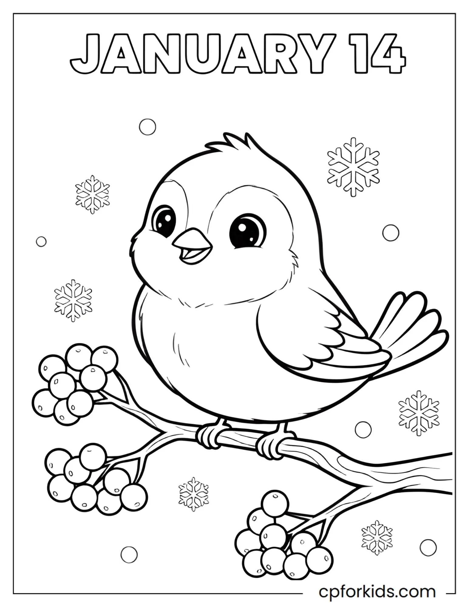 Small bird perched on a frozen branch