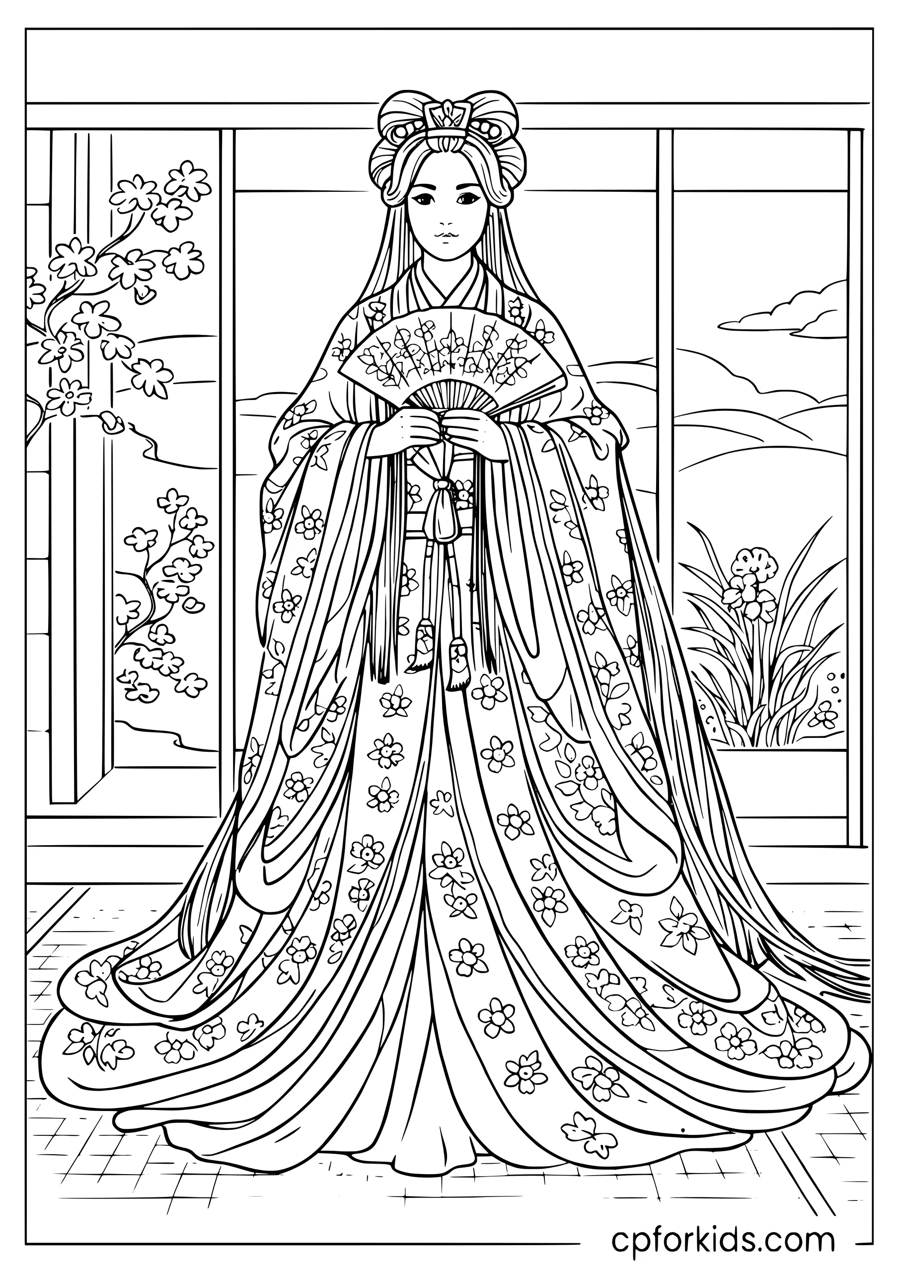 Japanese Heian Princess