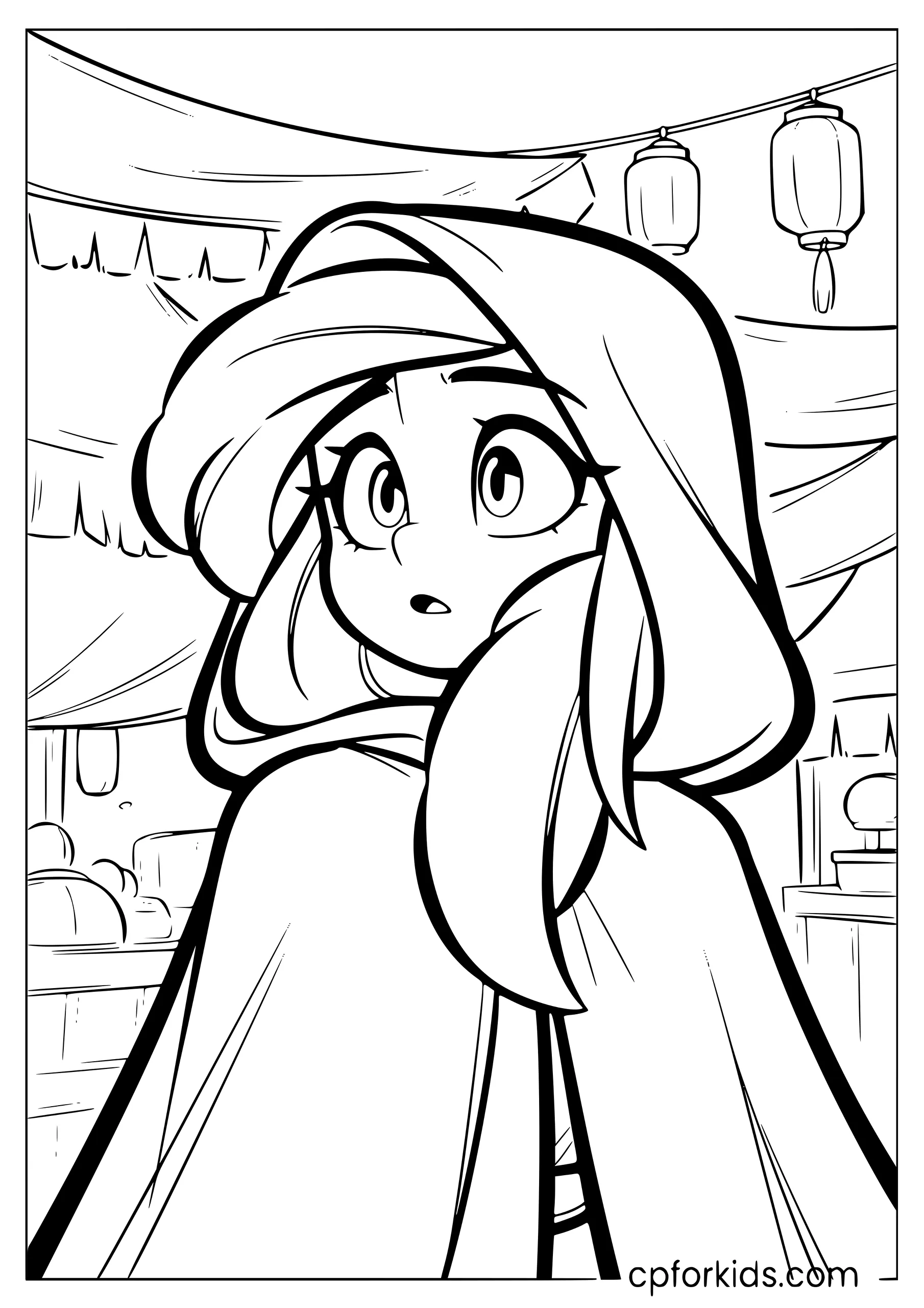 Jasmine Exploring the Marketplace
