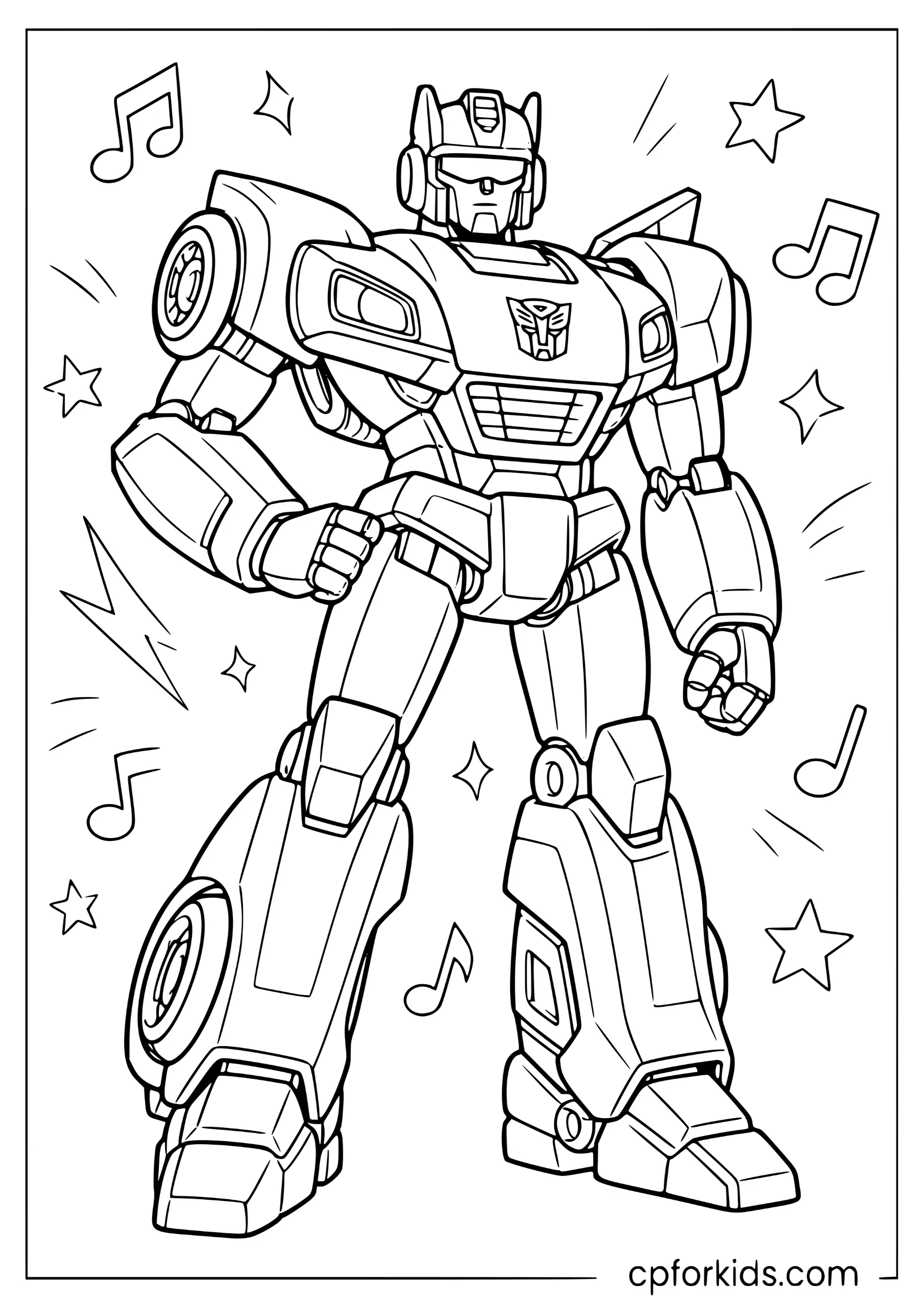 Jazz Autobot Stylish Pose