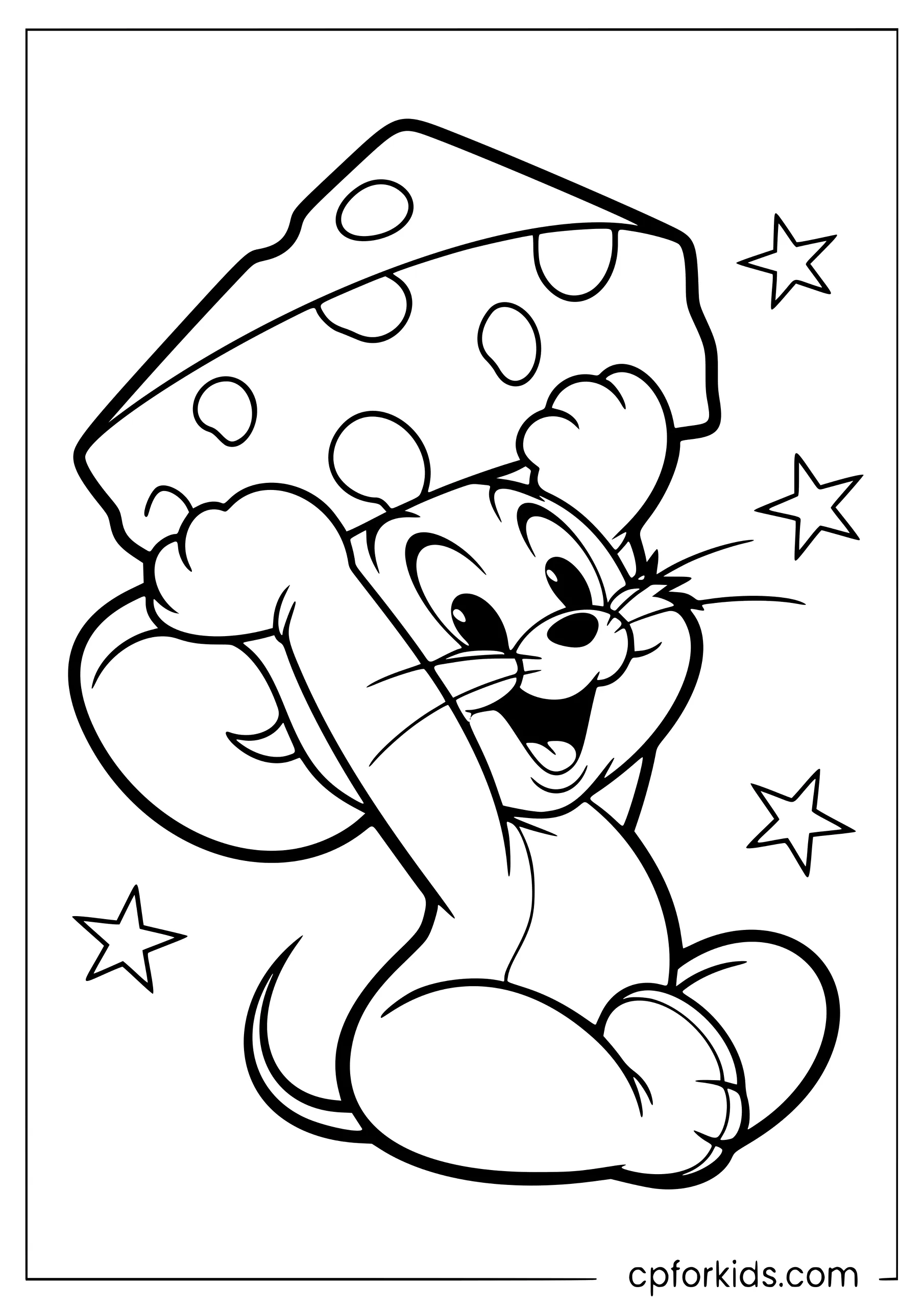 Jerry with His Cheese