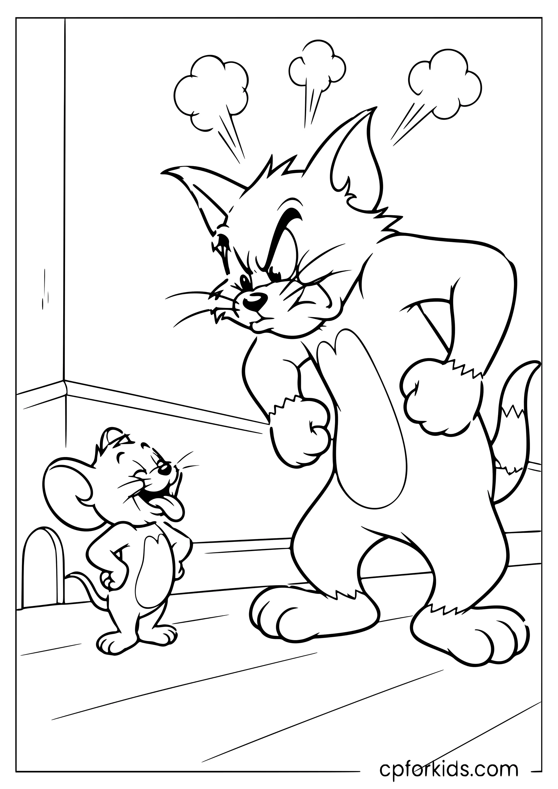 Jerry Teasing Tom