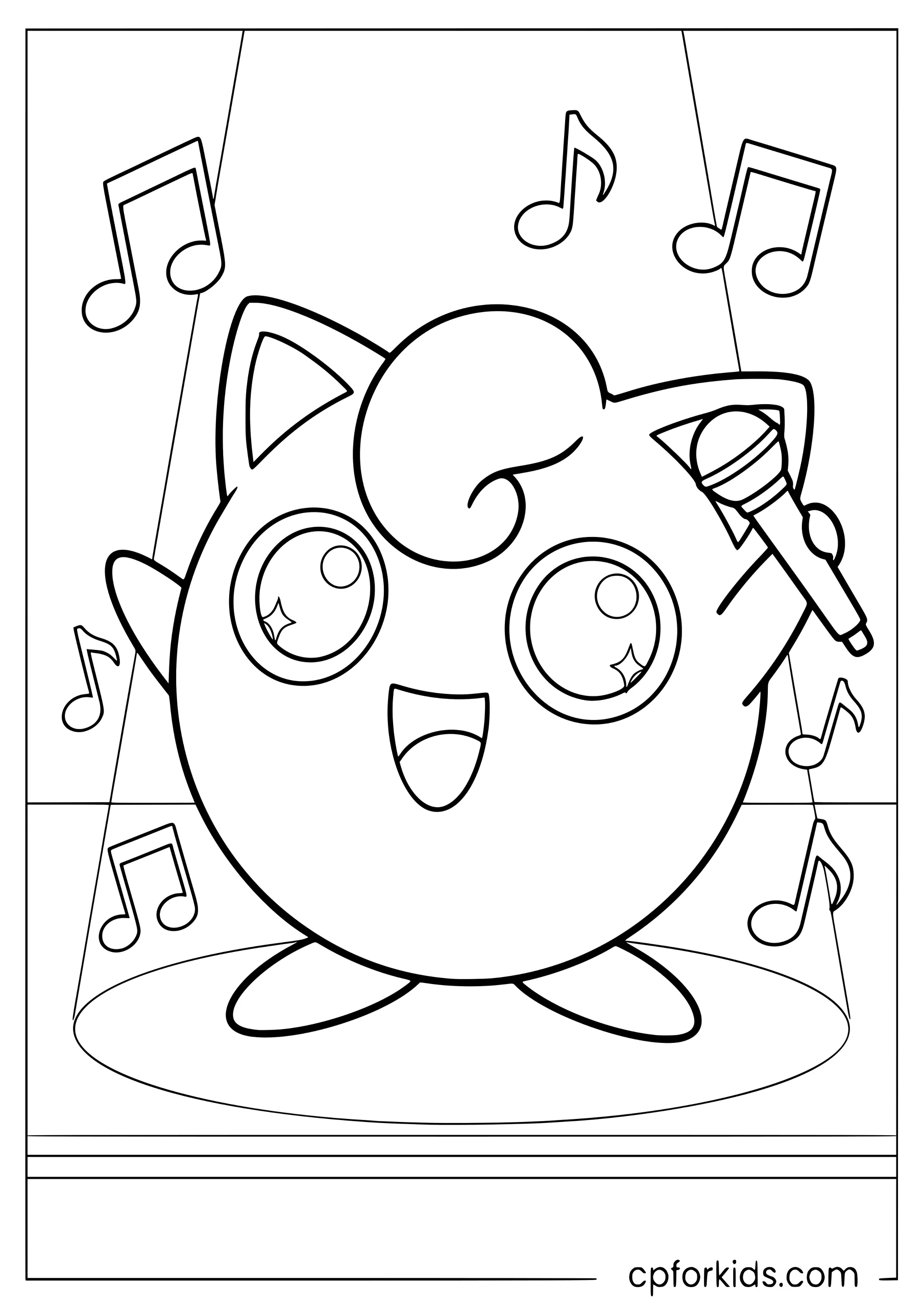 Jigglypuff Performing on Stage