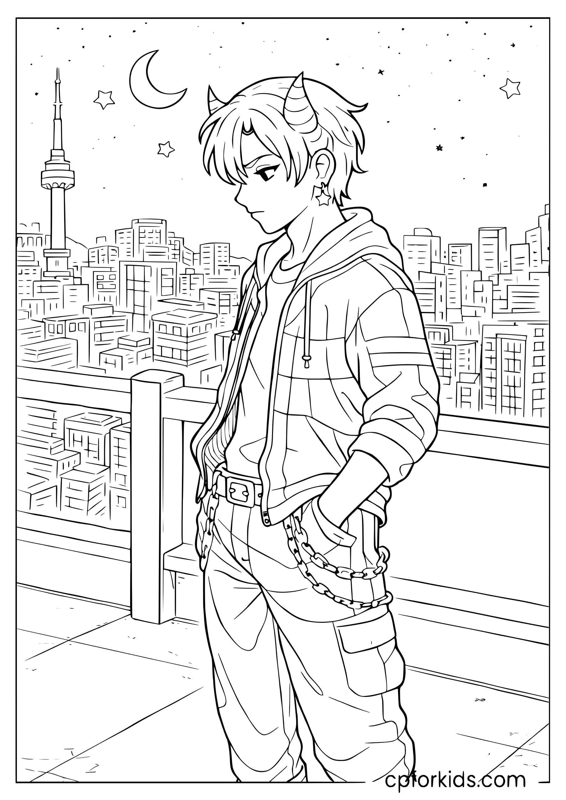 Jinu Coloring Page