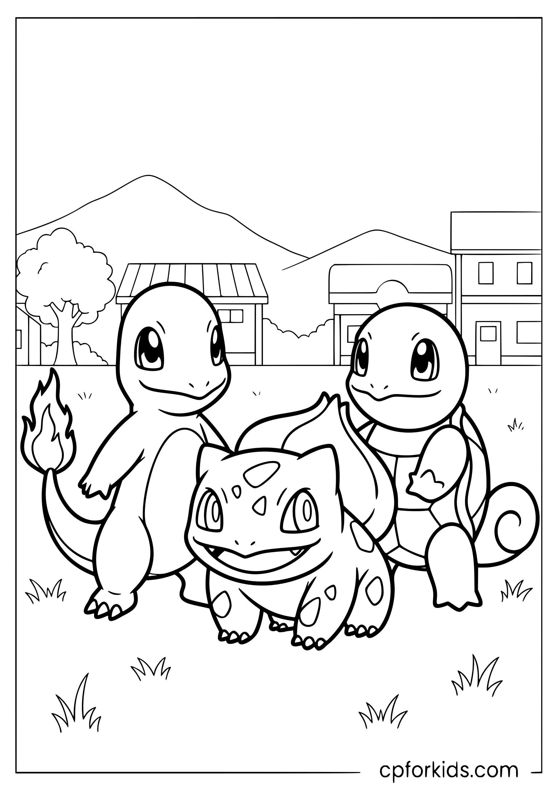 The Original Three Starters Together