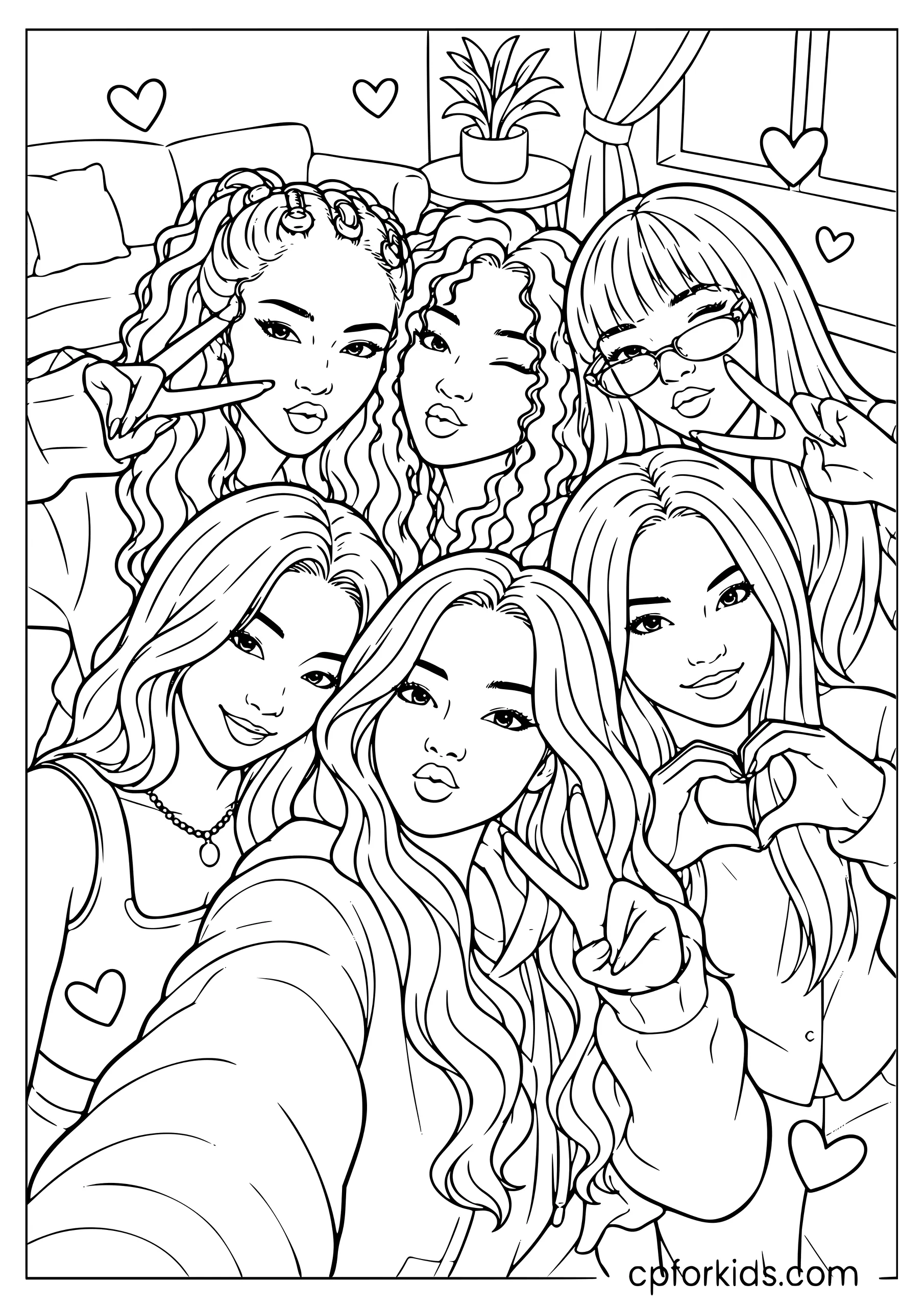 KATSEYE Group Selfie