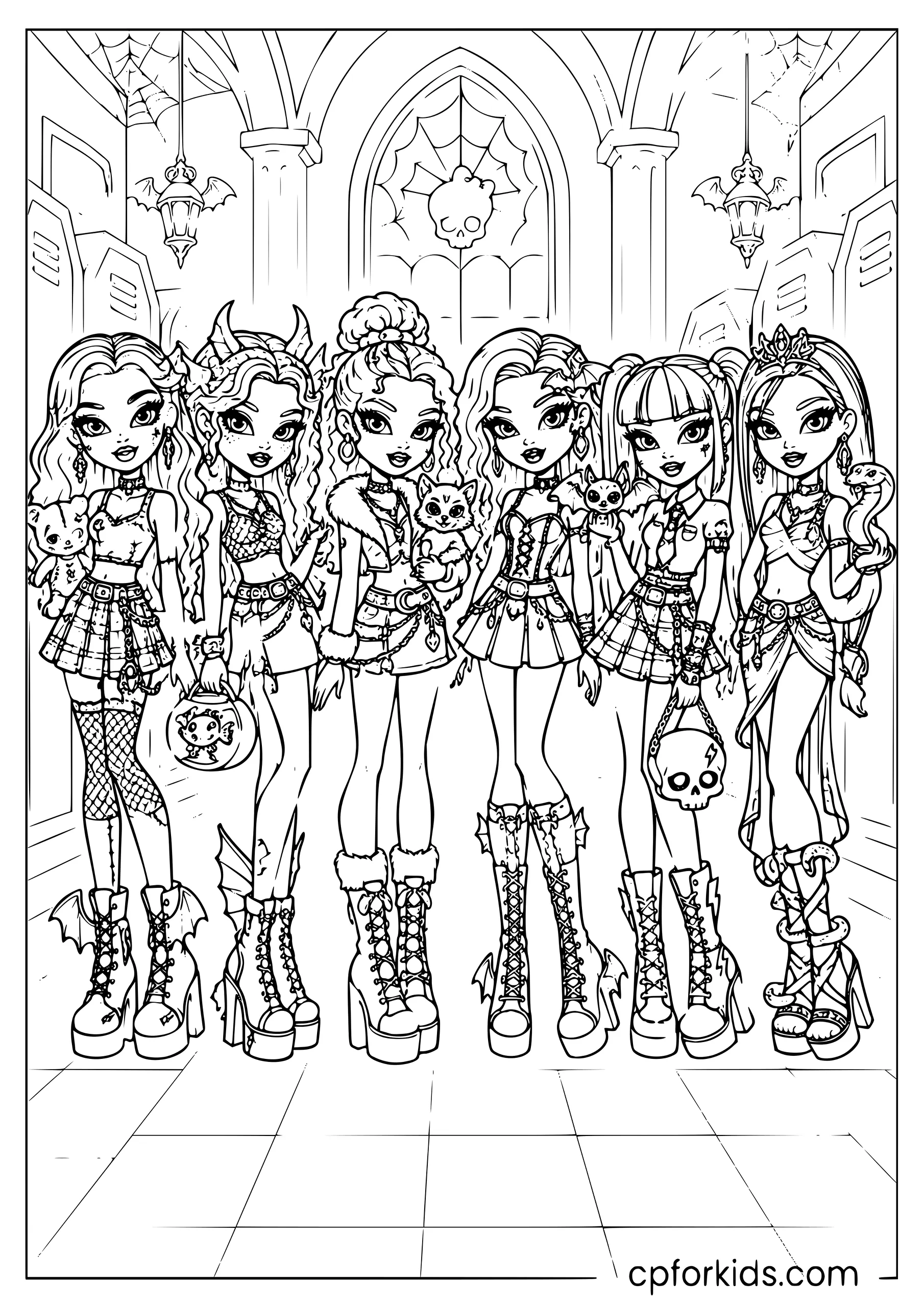 KATSEYE × Monster High Style
