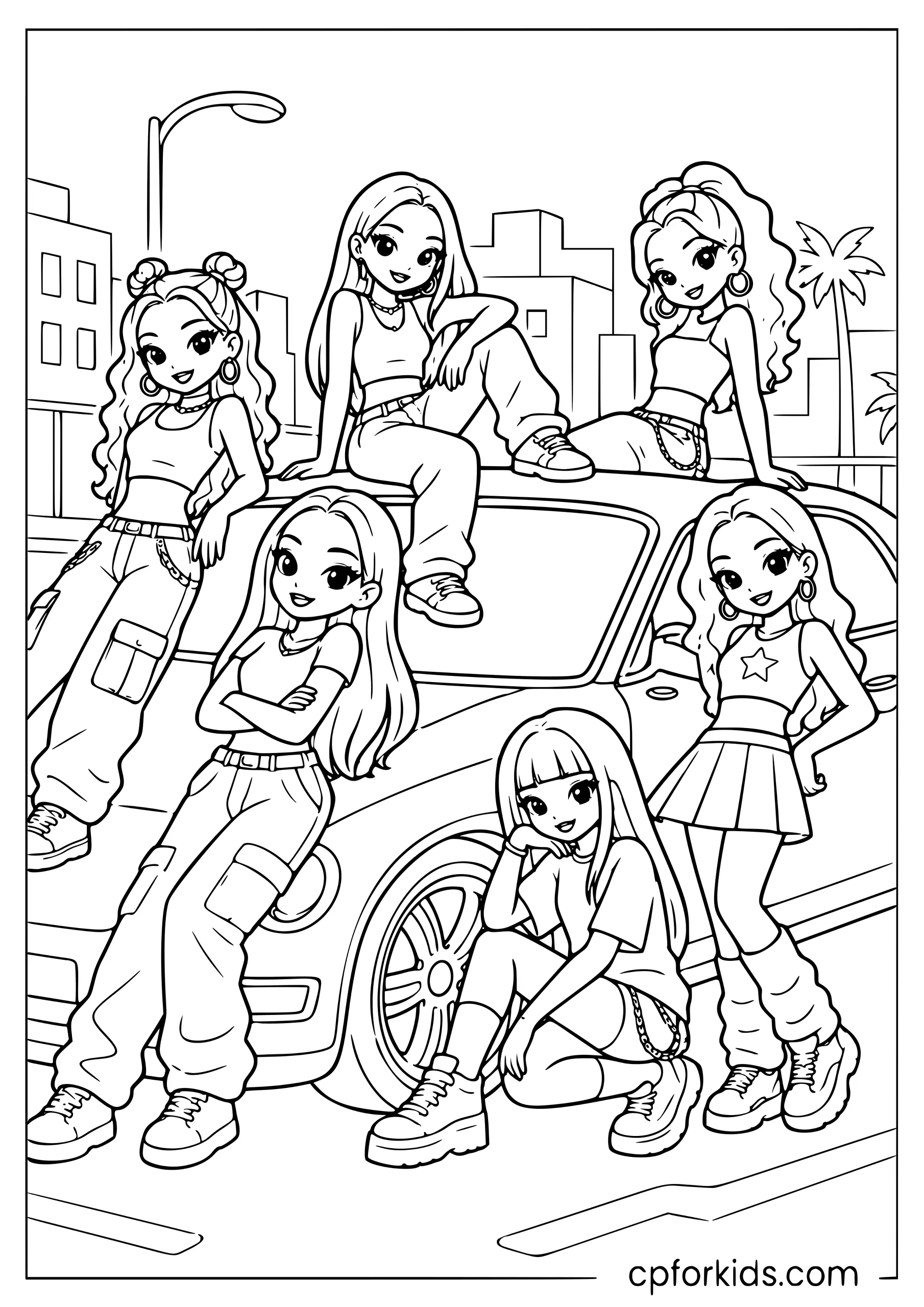 KATSEYE — Pinky Up Car Scene