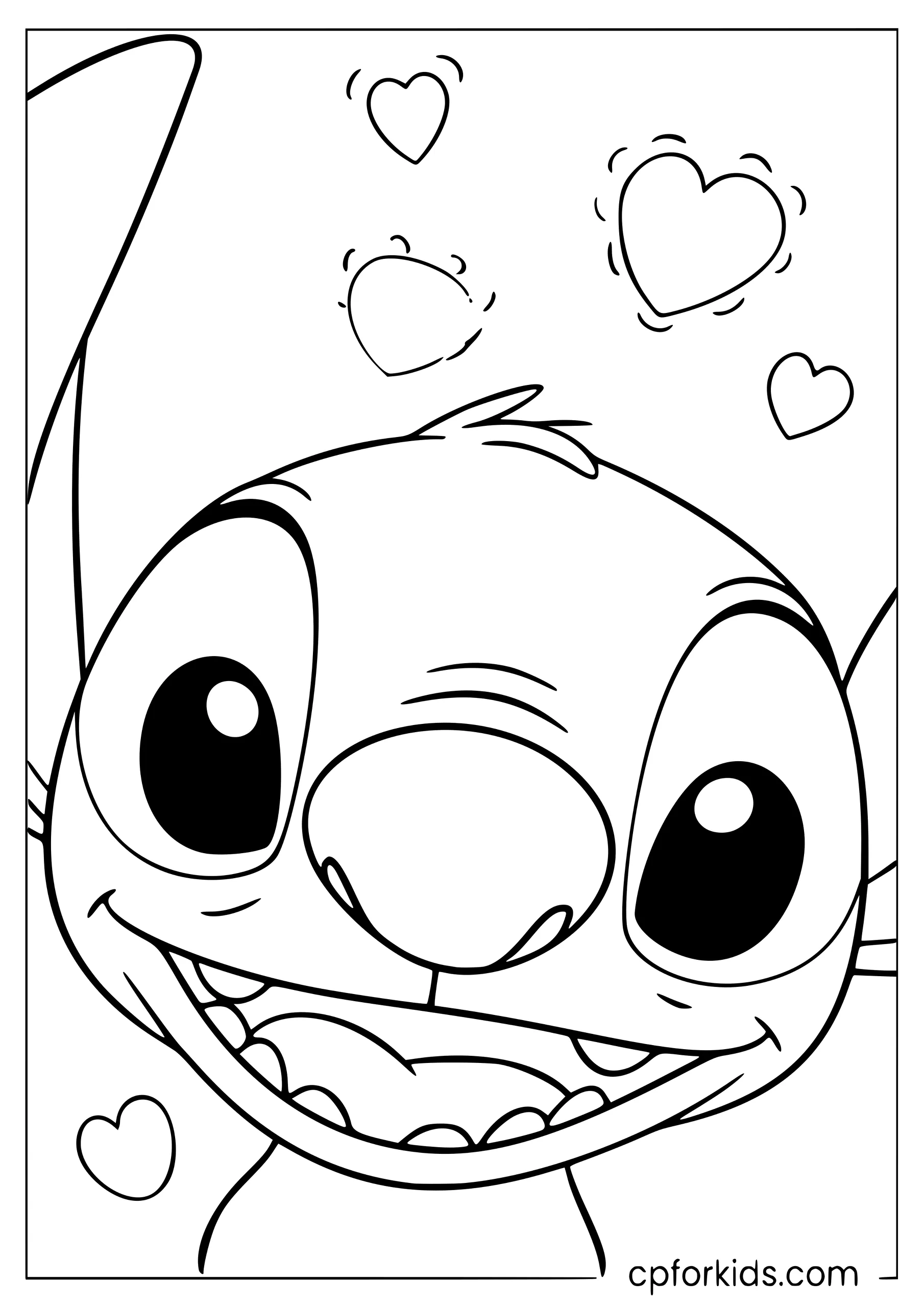 Kawaii Stitch Face