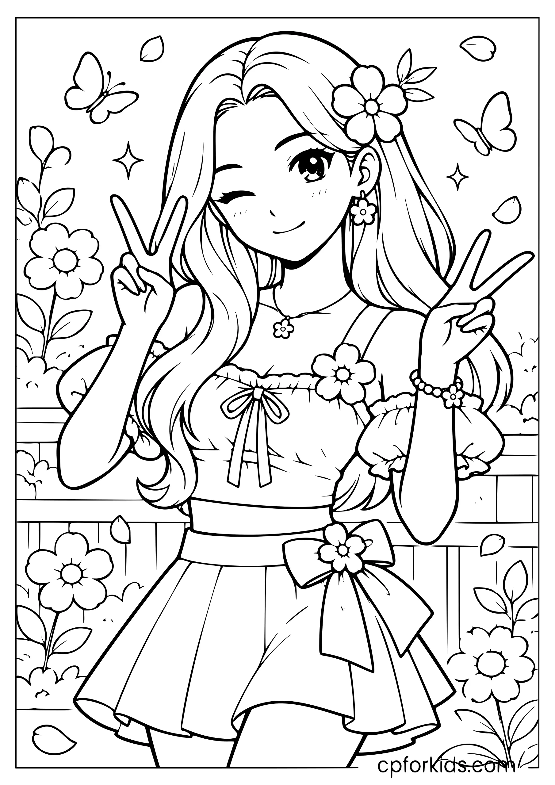 Kazuha — Flower Hair Clip