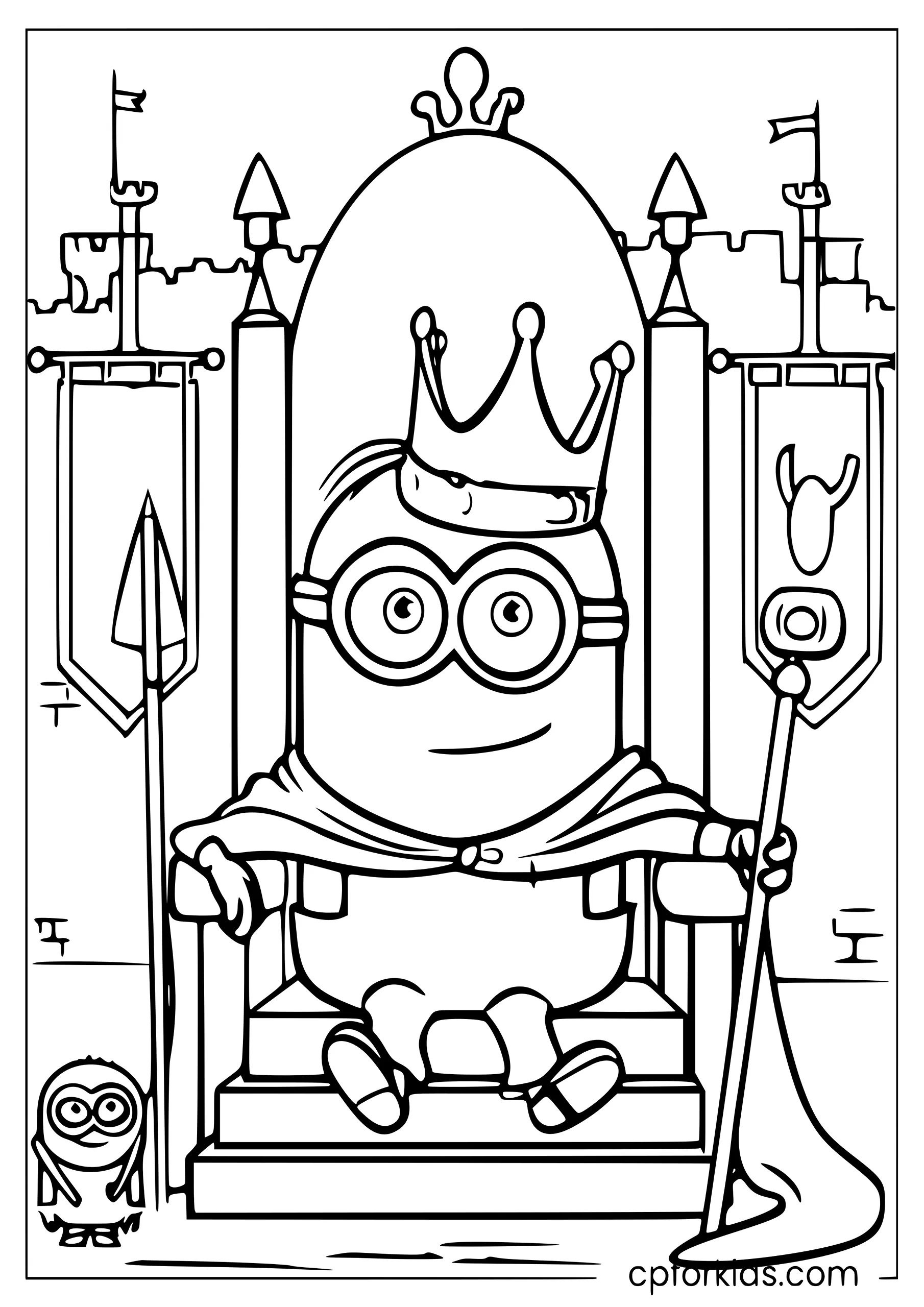 King Bob on His Throne