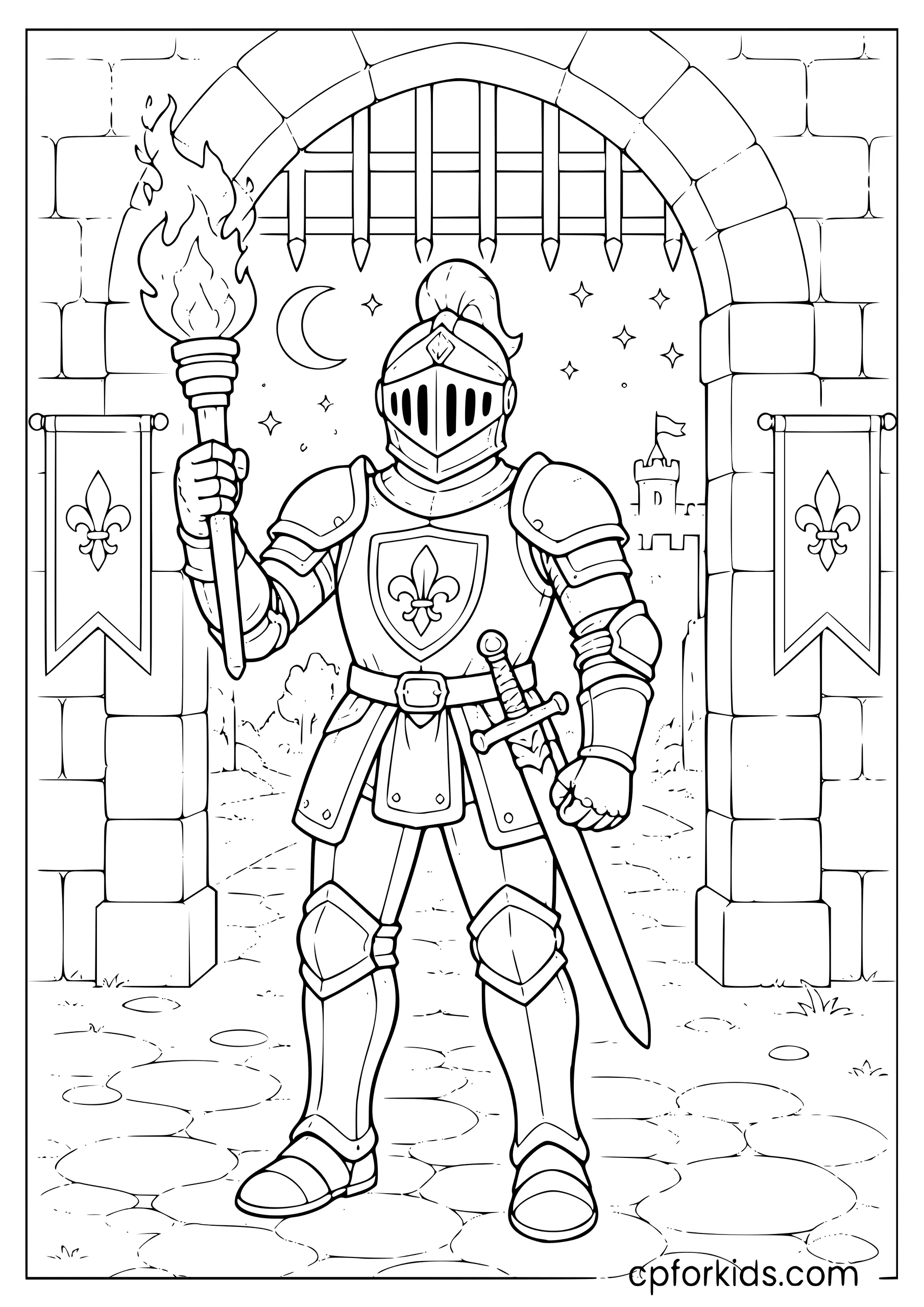 Knight Guards the Gate