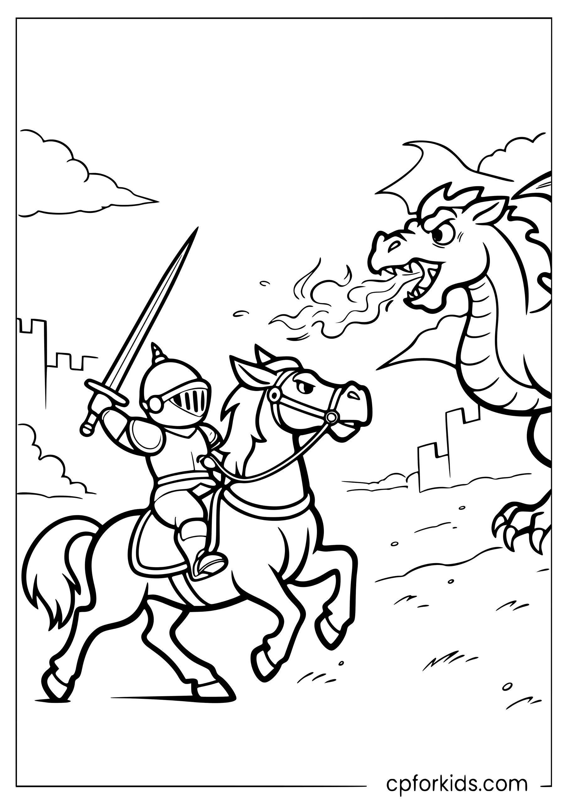 The Knight Charges the Dragon